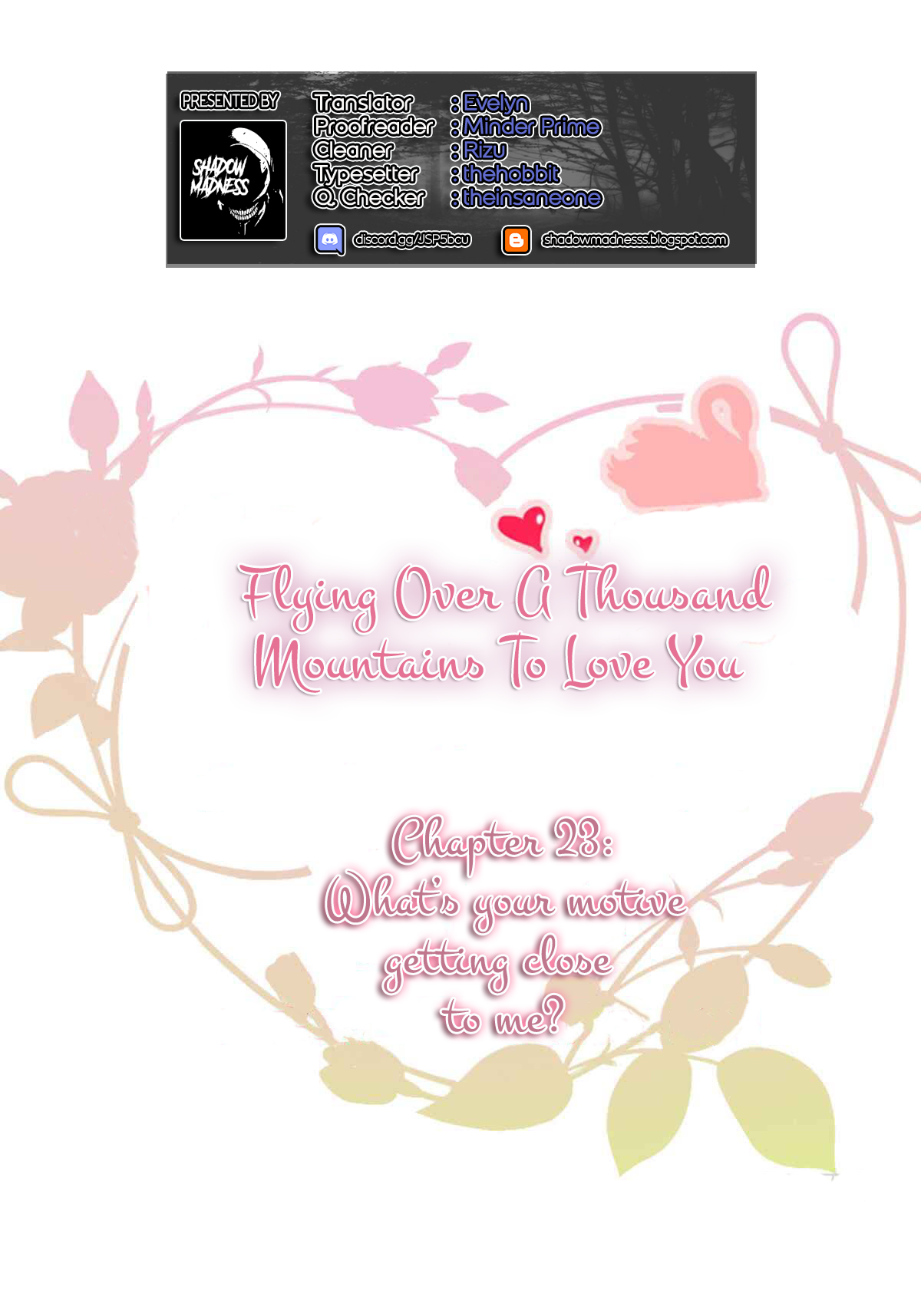 Flying Over a Thousand Mountains to Love You Chapter 23 page 2 - Chapter 23: What is your motive in getting close to me?