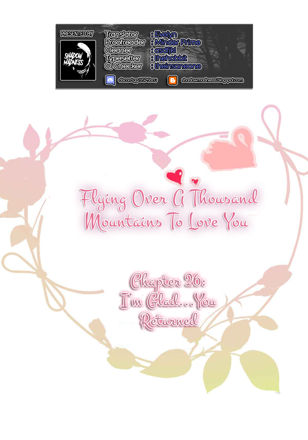Flying Over a Thousand Mountains to Love You Chapter 26 page 2 - Chapter 26: I'm glad...you returned