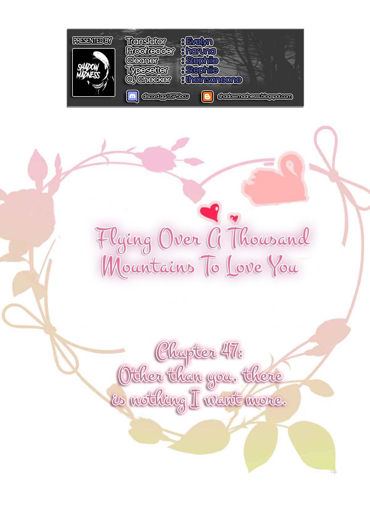 Flying Over a Thousand Mountains to Love You Chapter 47 page 1 - Chapter 47: Other than you, there is nothing I want more.