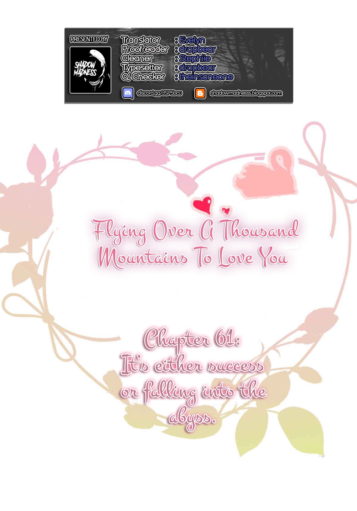 Flying Over a Thousand Mountains to Love You Chapter 61 page 1 - Chapter 61: It's either success or falling into the abyss