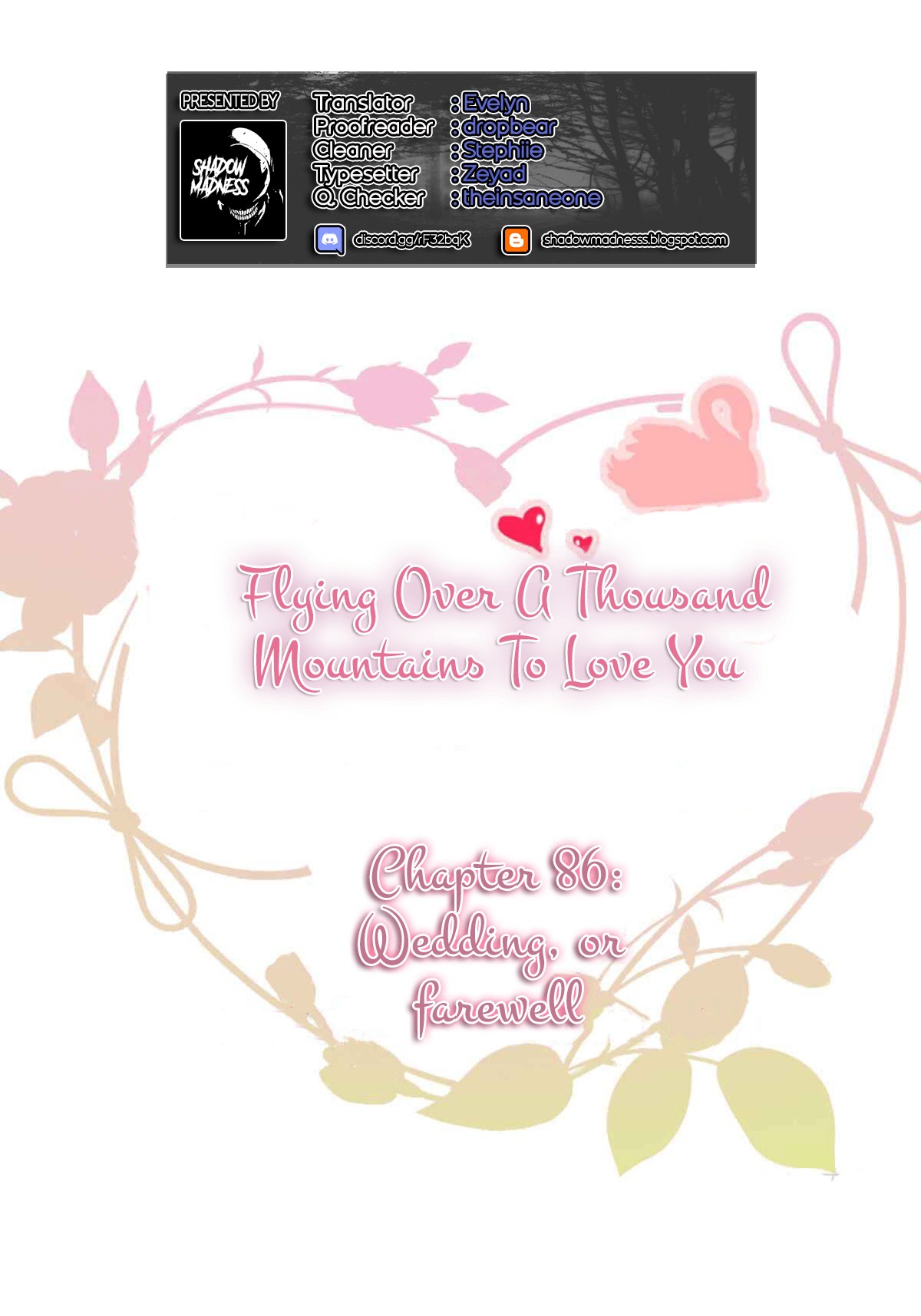Flying Over a Thousand Mountains to Love You Chapter 86 page 1 - Chapter 86: Wedding, or farewell