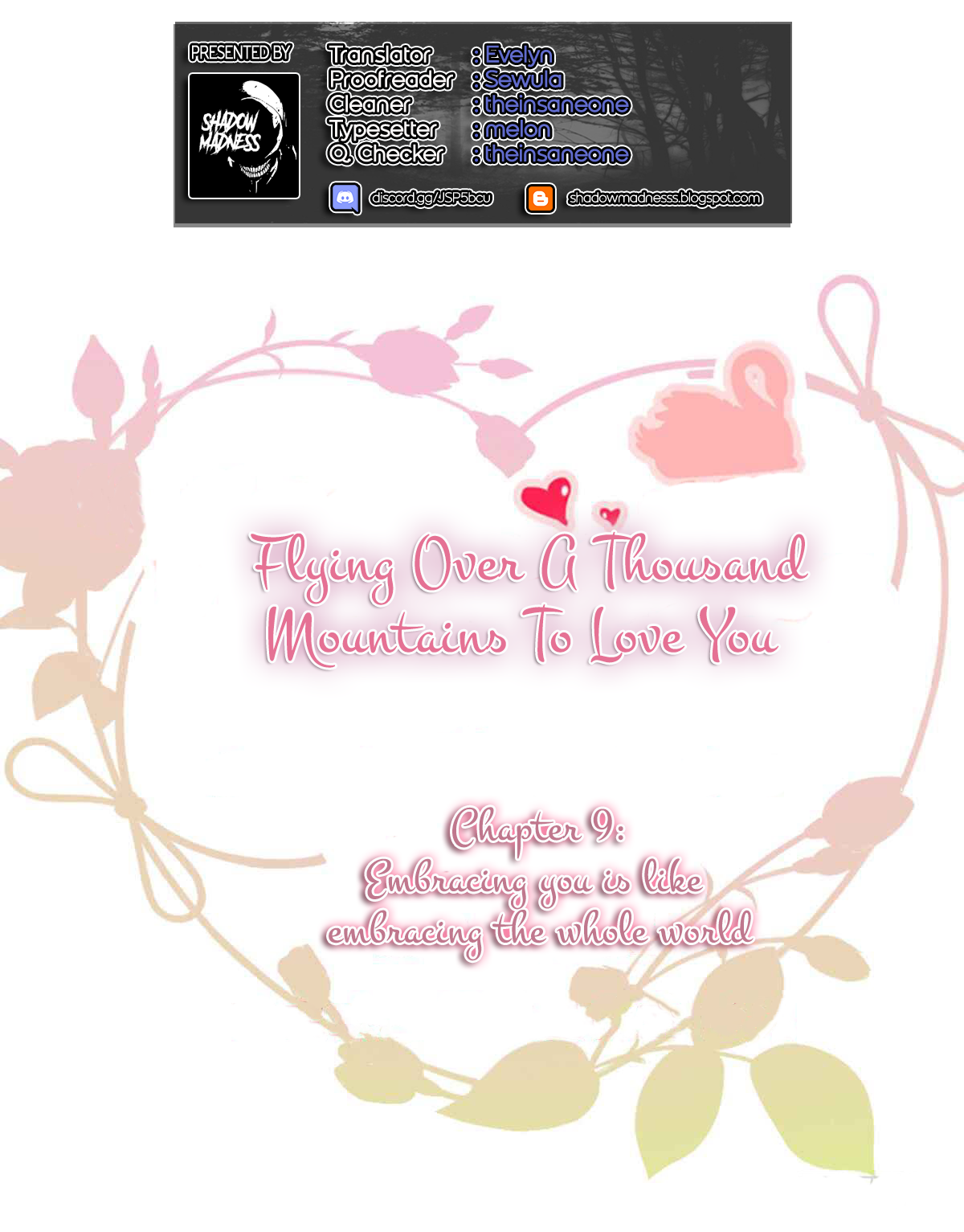 Flying Over a Thousand Mountains to Love You Chapter 9 page 1 - Chapter 9: Embracing you is like embracing the whole world
