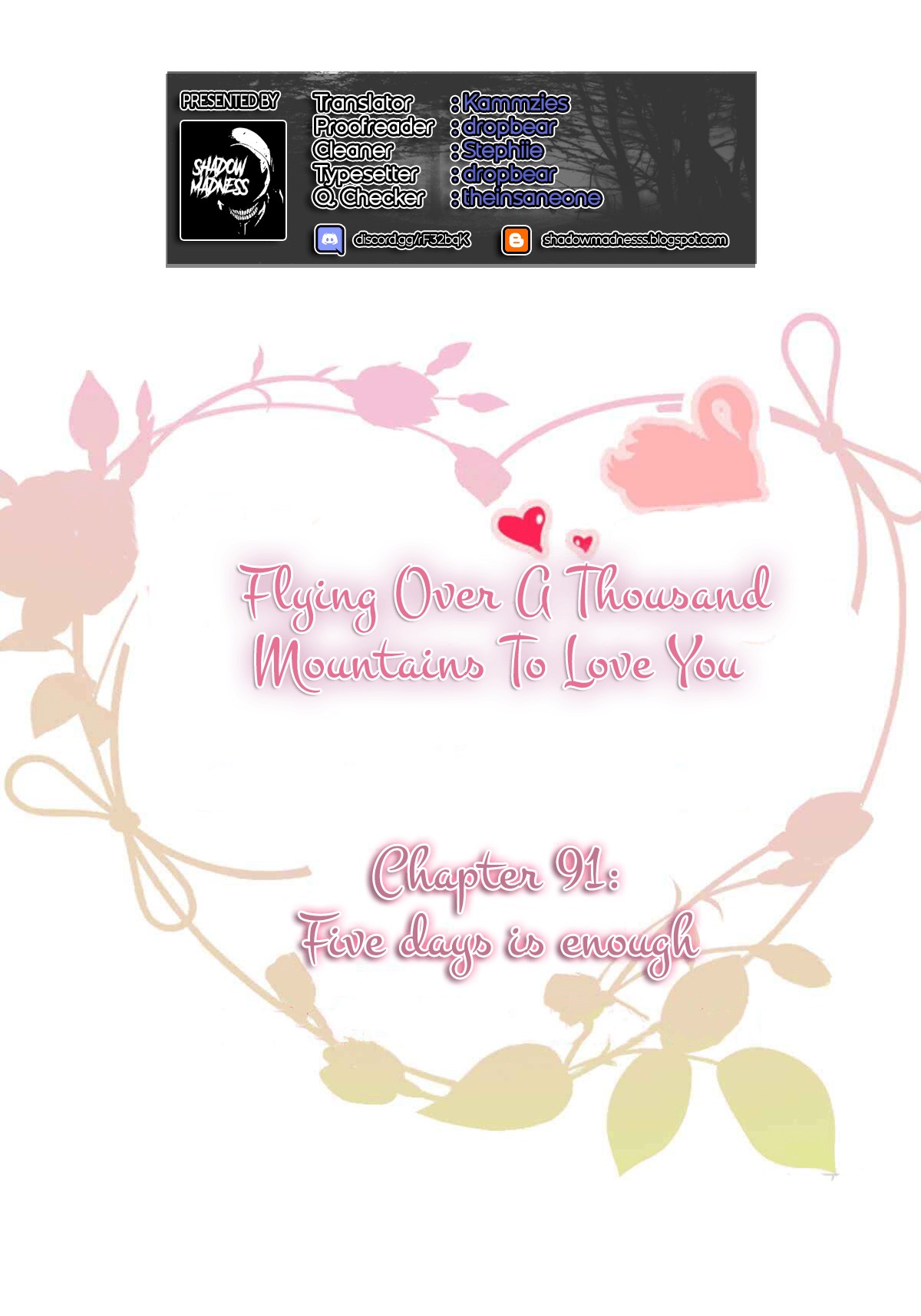 Flying Over a Thousand Mountains to Love You Chapter 91 page 1 - Chapter 91: Five days is enough