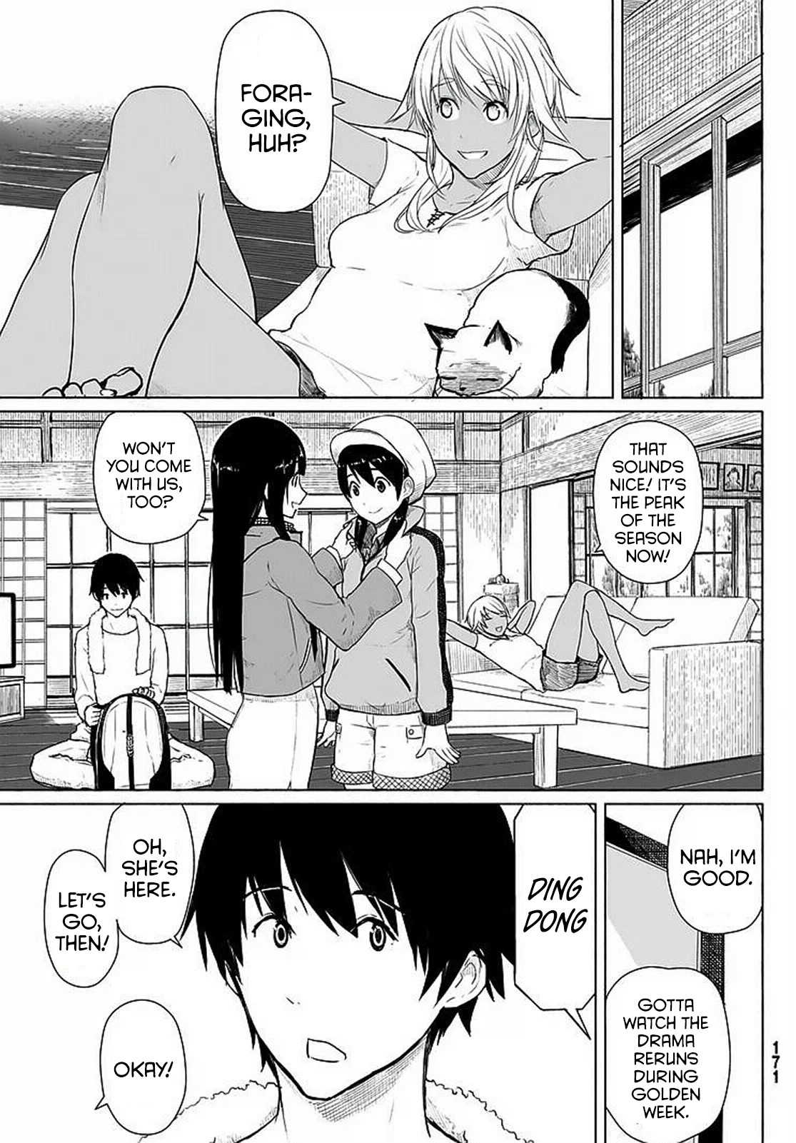 Flying Witch (ISHIZUKA Chihiro) Chapter 12 page 5 - Chapter 12: Mountain in the Spring