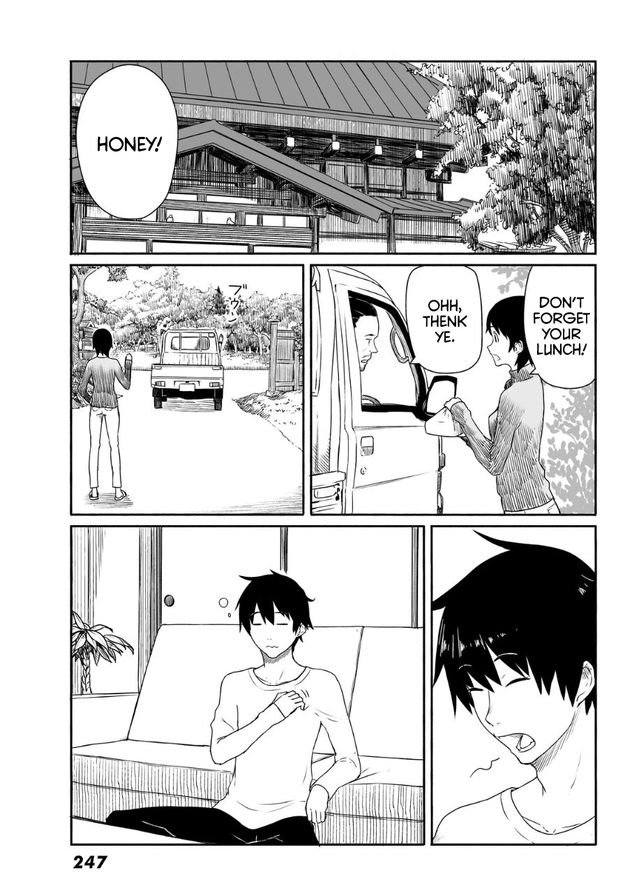Flying Witch (ISHIZUKA Chihiro) Chapter 18 page 1 - Chapter 18: Of Frying Pans and Pancakes