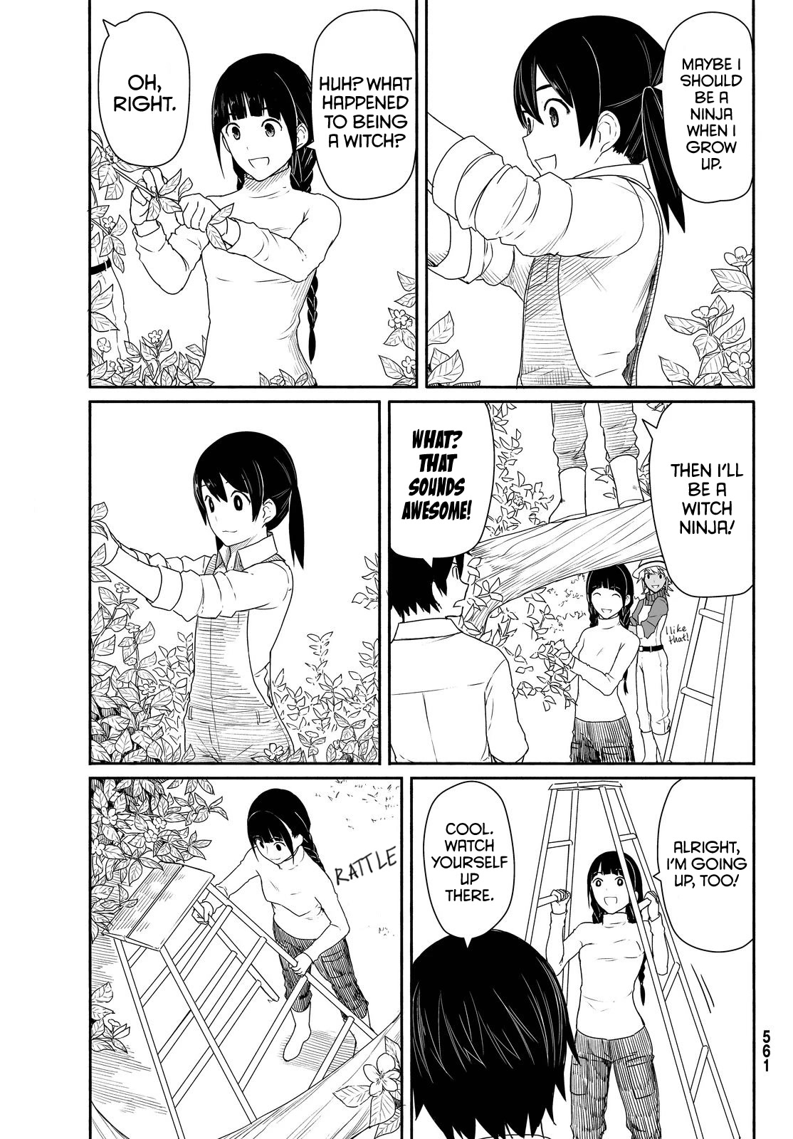 Flying Witch (ISHIZUKA Chihiro) Chapter 21 page 17 - Chapter 21: Witches bumping heads