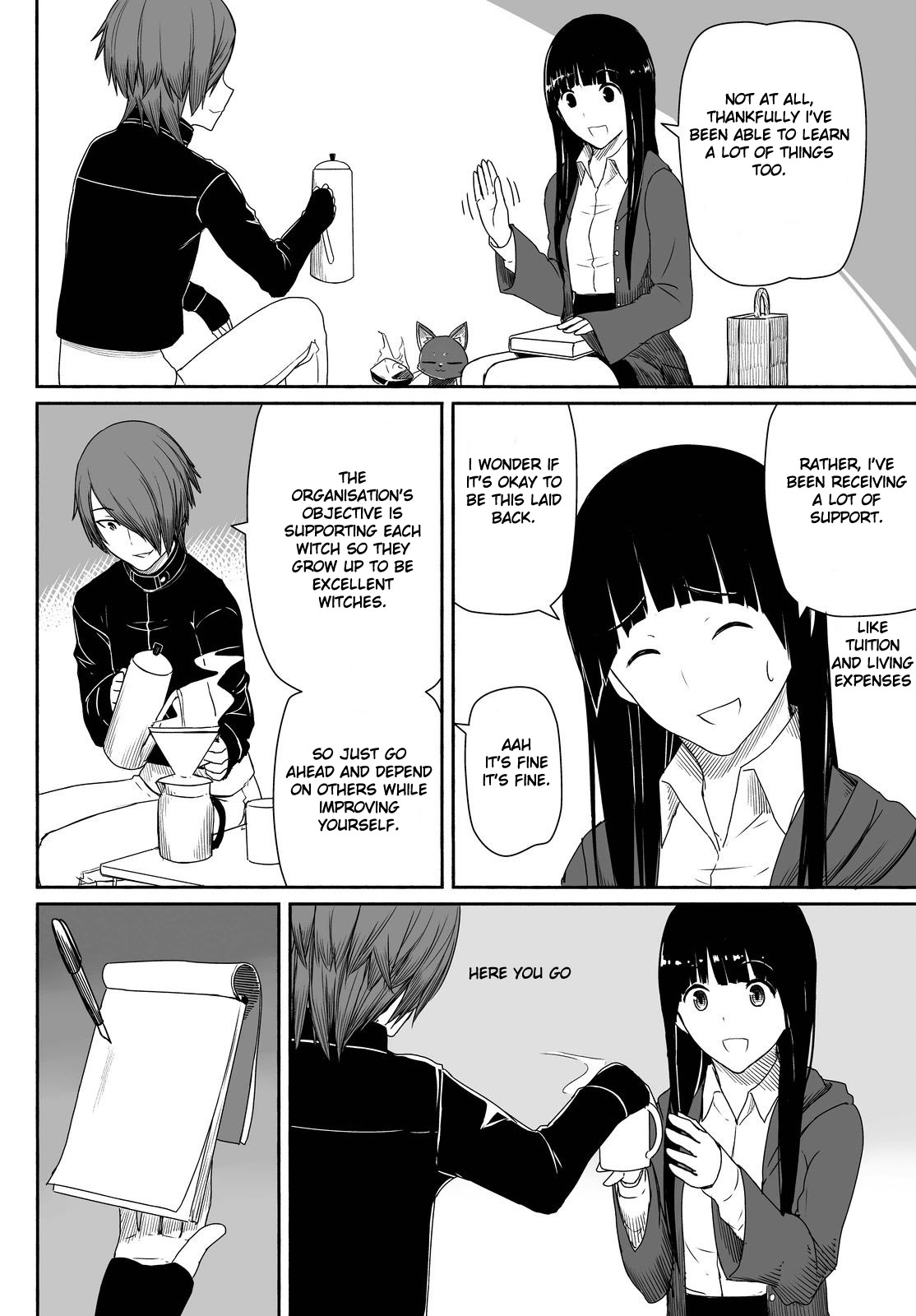 Flying Witch (ISHIZUKA Chihiro) Chapter 22 page 16 - Chapter 22: The scent of tobacco, gasoline and coffee