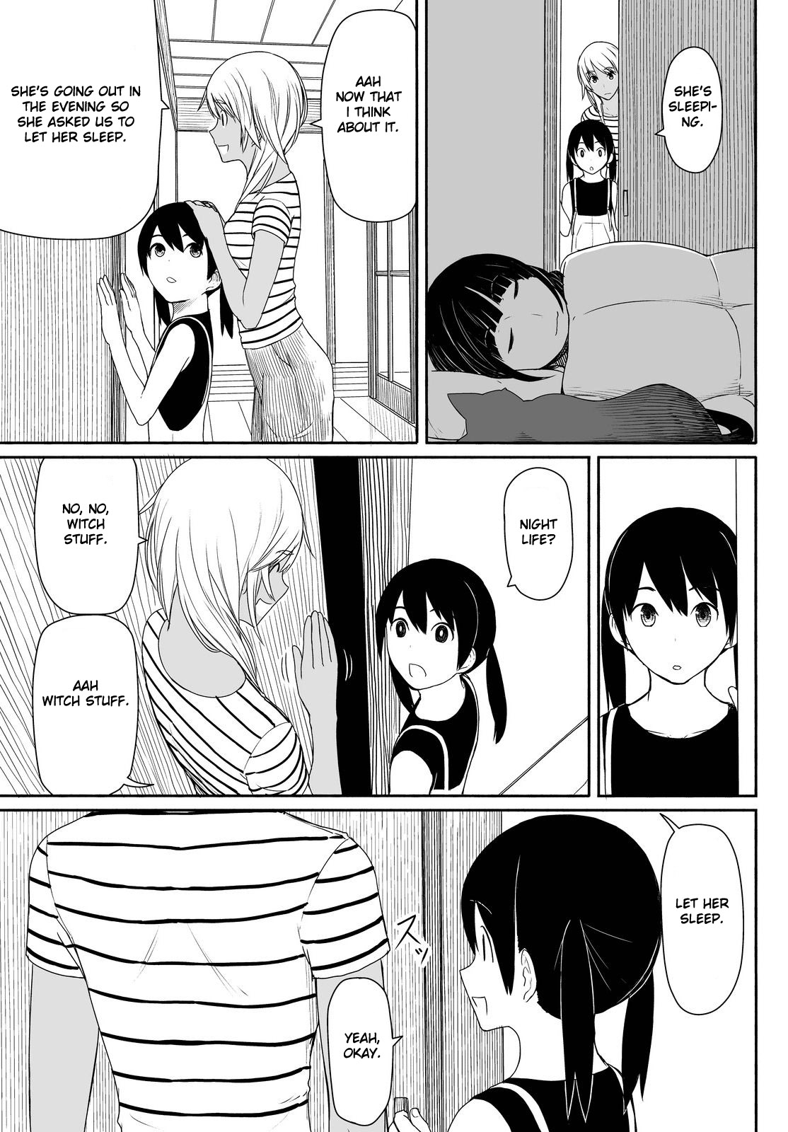 Flying Witch (ISHIZUKA Chihiro) Chapter 22 page 3 - Chapter 22: The scent of tobacco, gasoline and coffee
