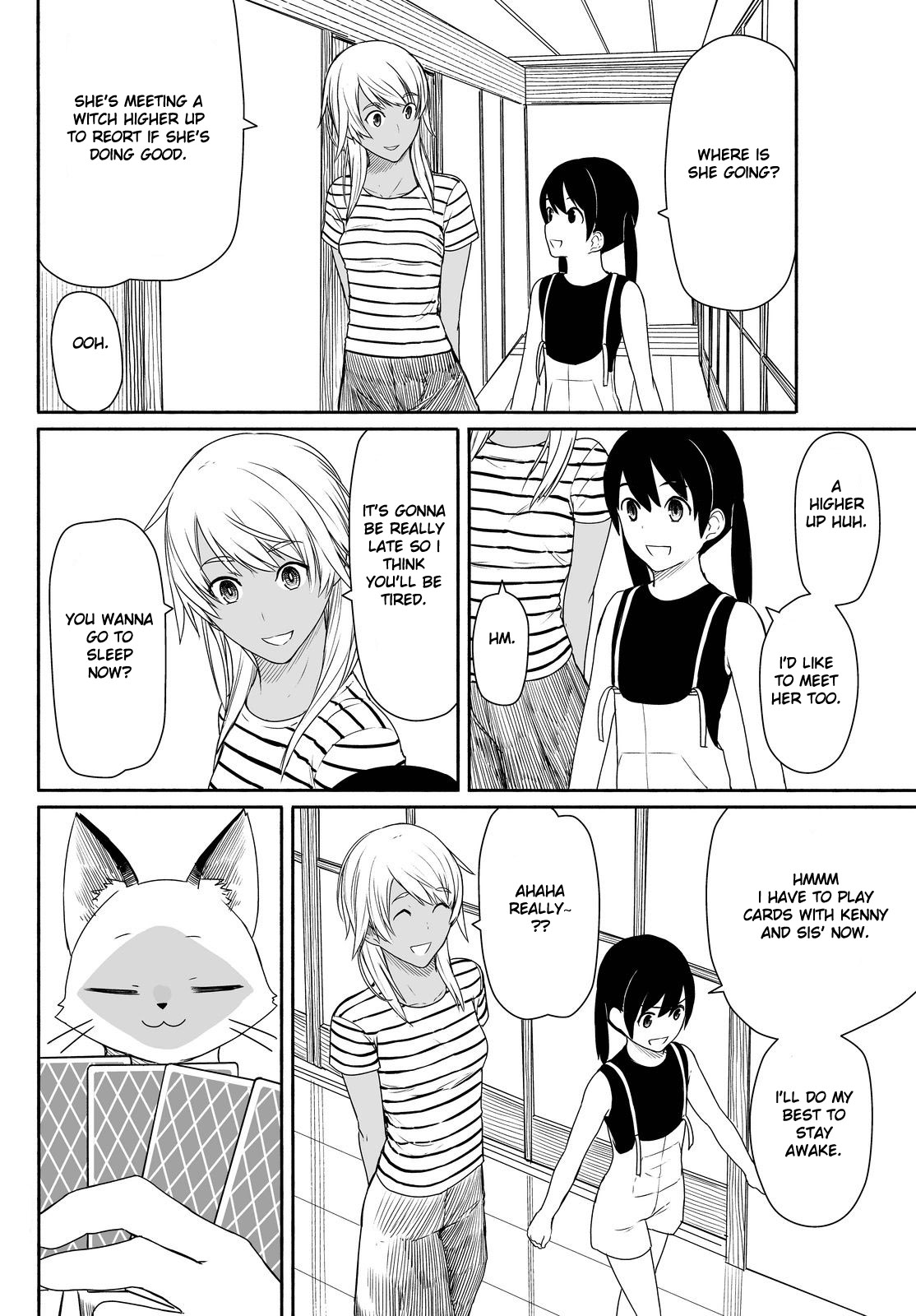Flying Witch (ISHIZUKA Chihiro) Chapter 22 page 4 - Chapter 22: The scent of tobacco, gasoline and coffee
