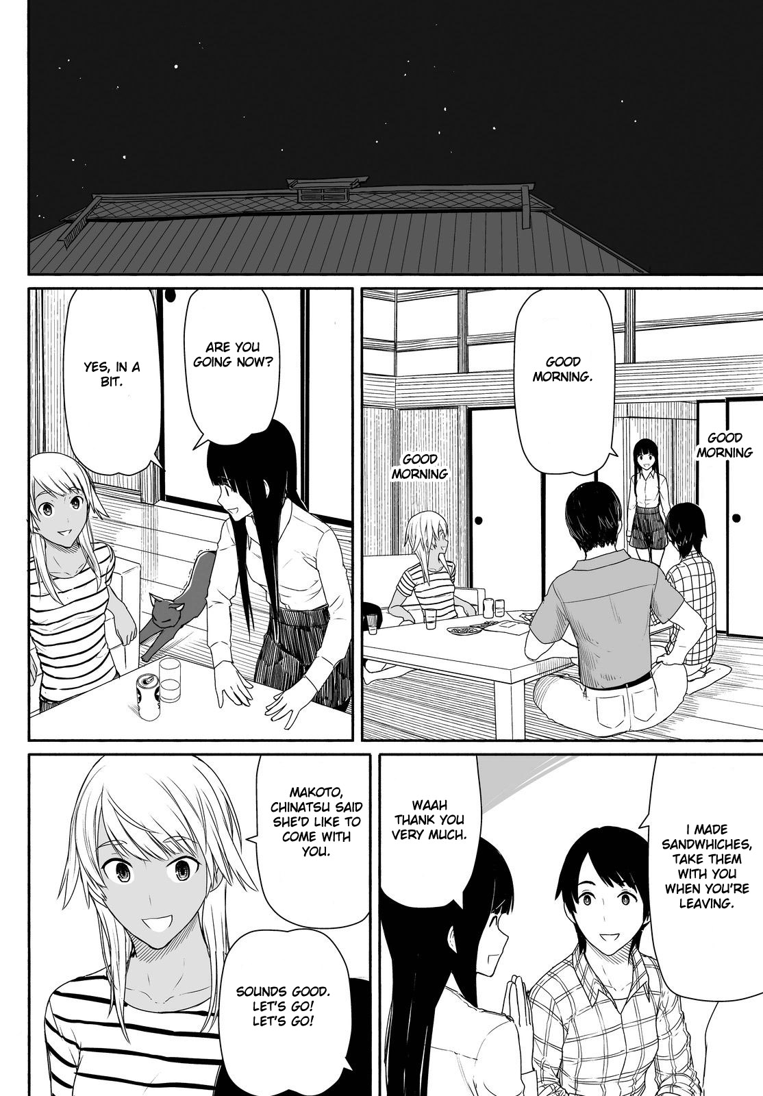 Flying Witch (ISHIZUKA Chihiro) Chapter 22 page 6 - Chapter 22: The scent of tobacco, gasoline and coffee