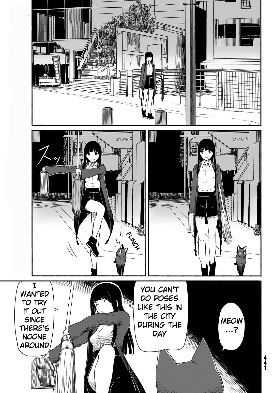 Flying Witch (ISHIZUKA Chihiro) Chapter 23 page 3 - Chapter 23: Rabbit catching on a spring day
