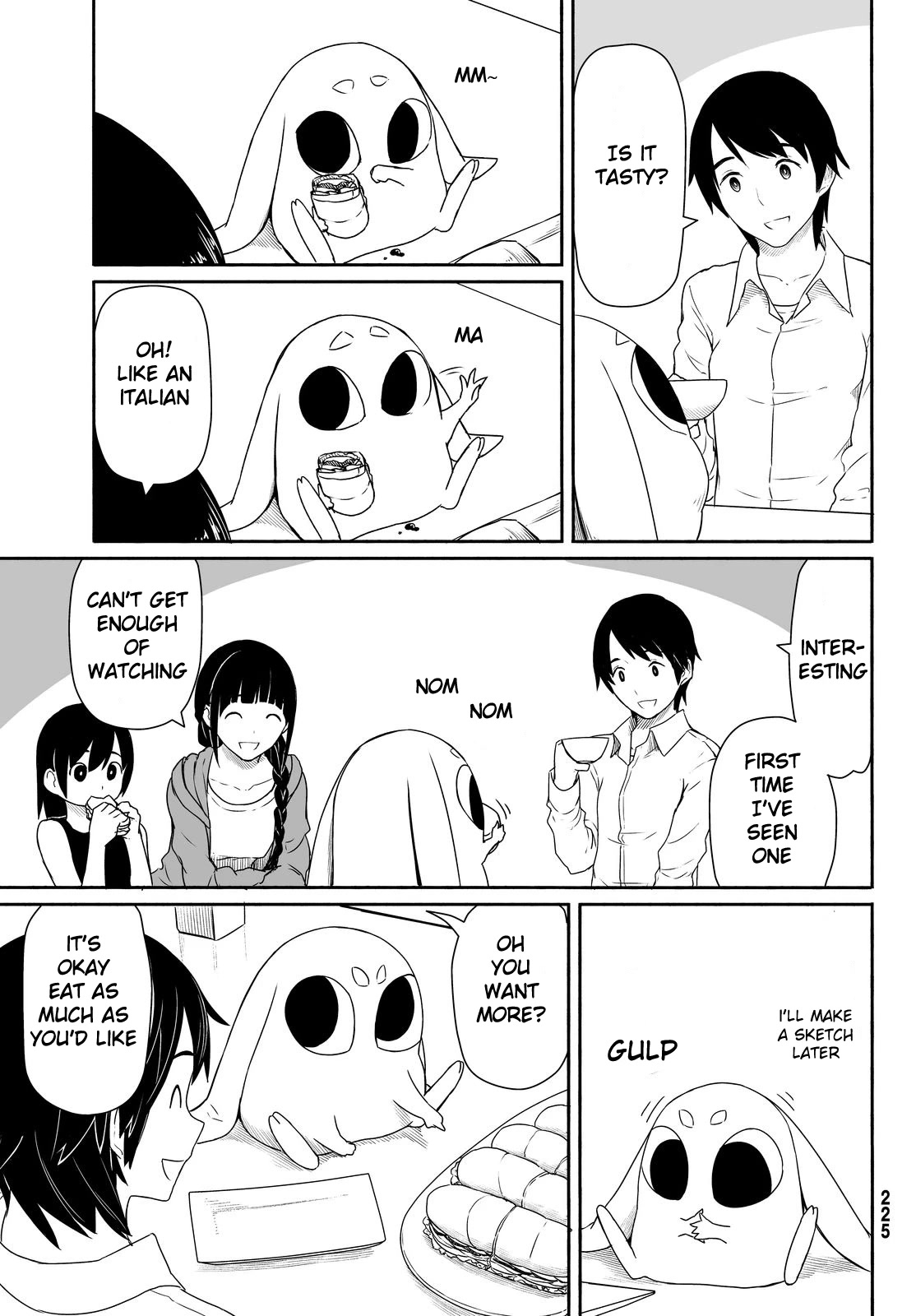 Flying Witch (ISHIZUKA Chihiro) Chapter 24 page 13 - Chapter 24: A Rabbit's Handstand