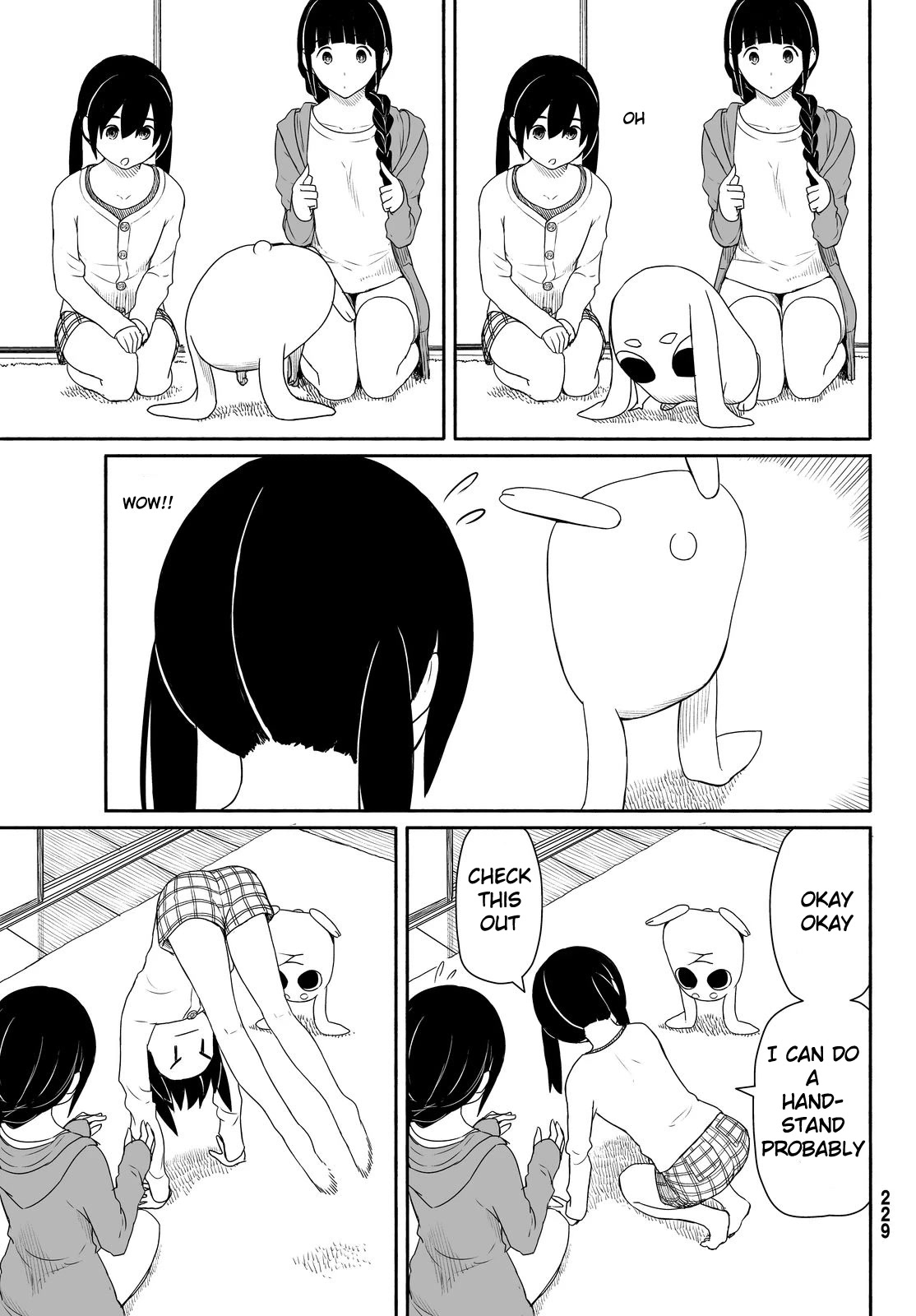 Flying Witch (ISHIZUKA Chihiro) Chapter 24 page 17 - Chapter 24: A Rabbit's Handstand