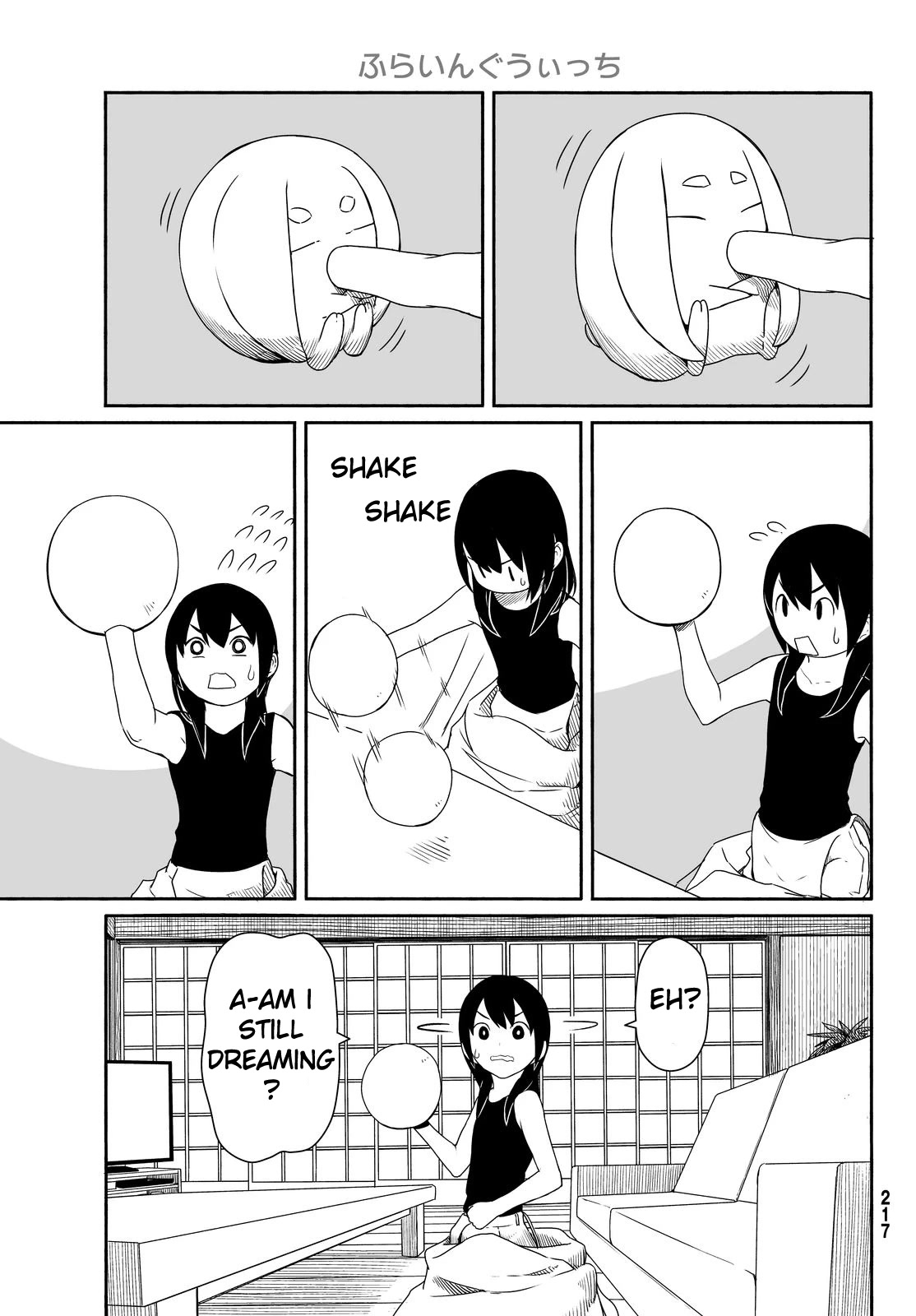 Flying Witch (ISHIZUKA Chihiro) Chapter 24 page 5 - Chapter 24: A Rabbit's Handstand