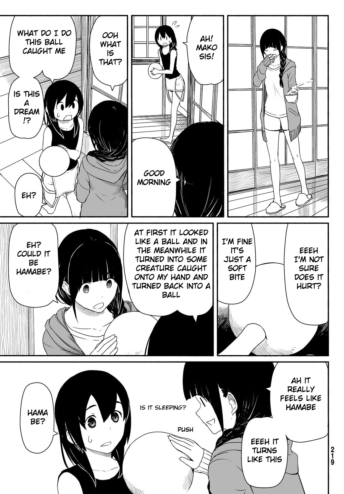 Flying Witch (ISHIZUKA Chihiro) Chapter 24 page 7 - Chapter 24: A Rabbit's Handstand