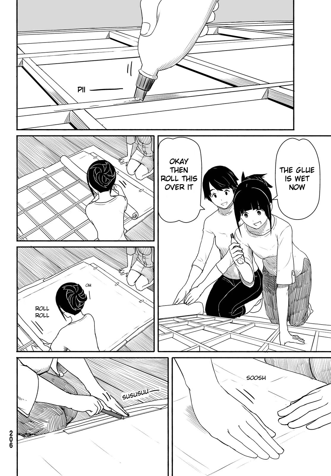 Flying Witch (ISHIZUKA Chihiro) Chapter 25 page 20 - Chapter 25: The paper walls have cats and butterflies