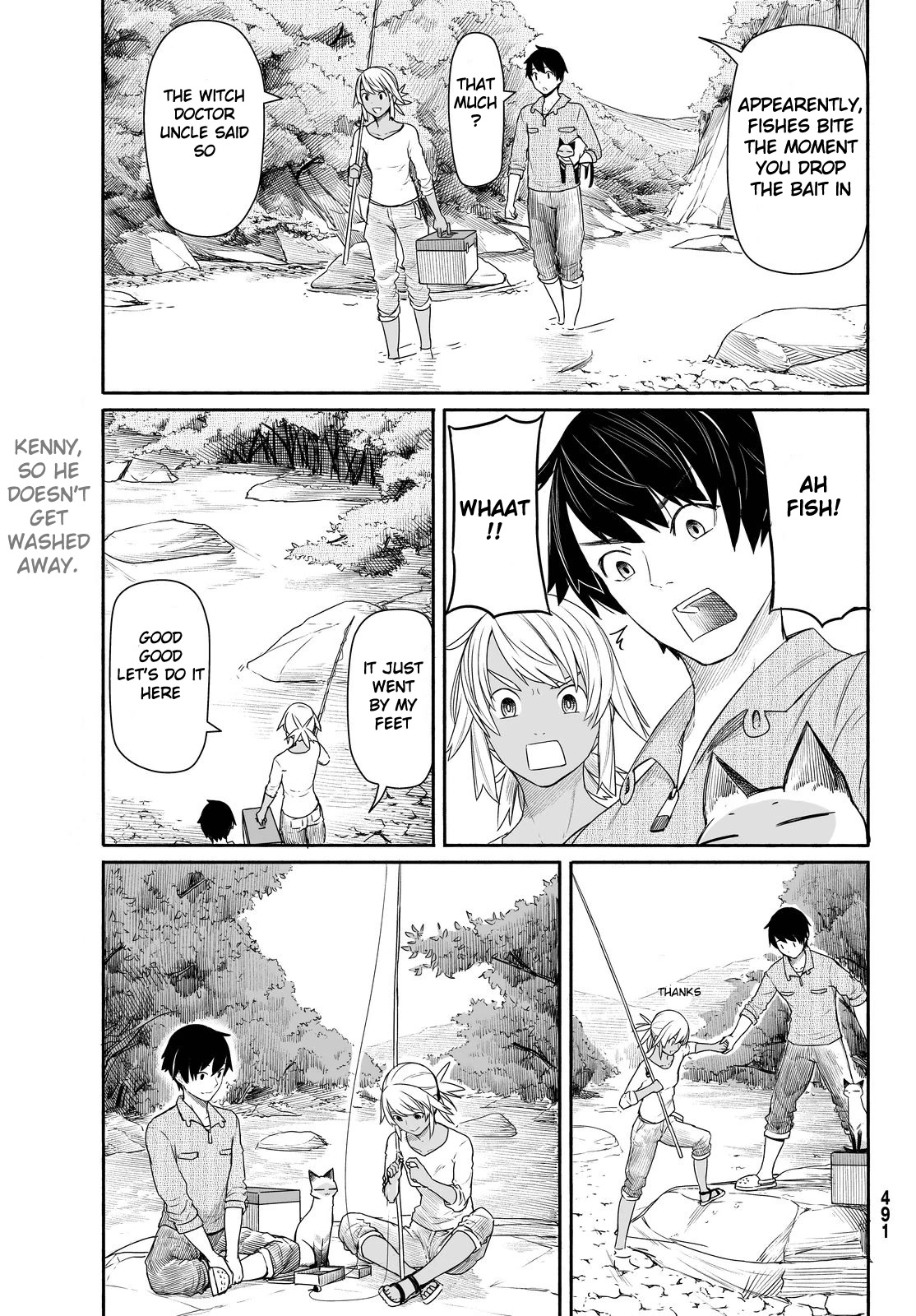 Flying Witch (ISHIZUKA Chihiro) Chapter 27 page 21 - Chapter 27: The Thai catches shrimps