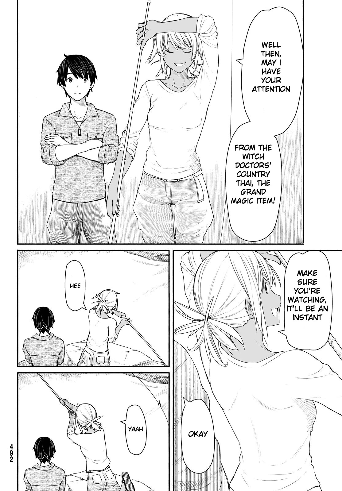 Flying Witch (ISHIZUKA Chihiro) Chapter 27 page 22 - Chapter 27: The Thai catches shrimps
