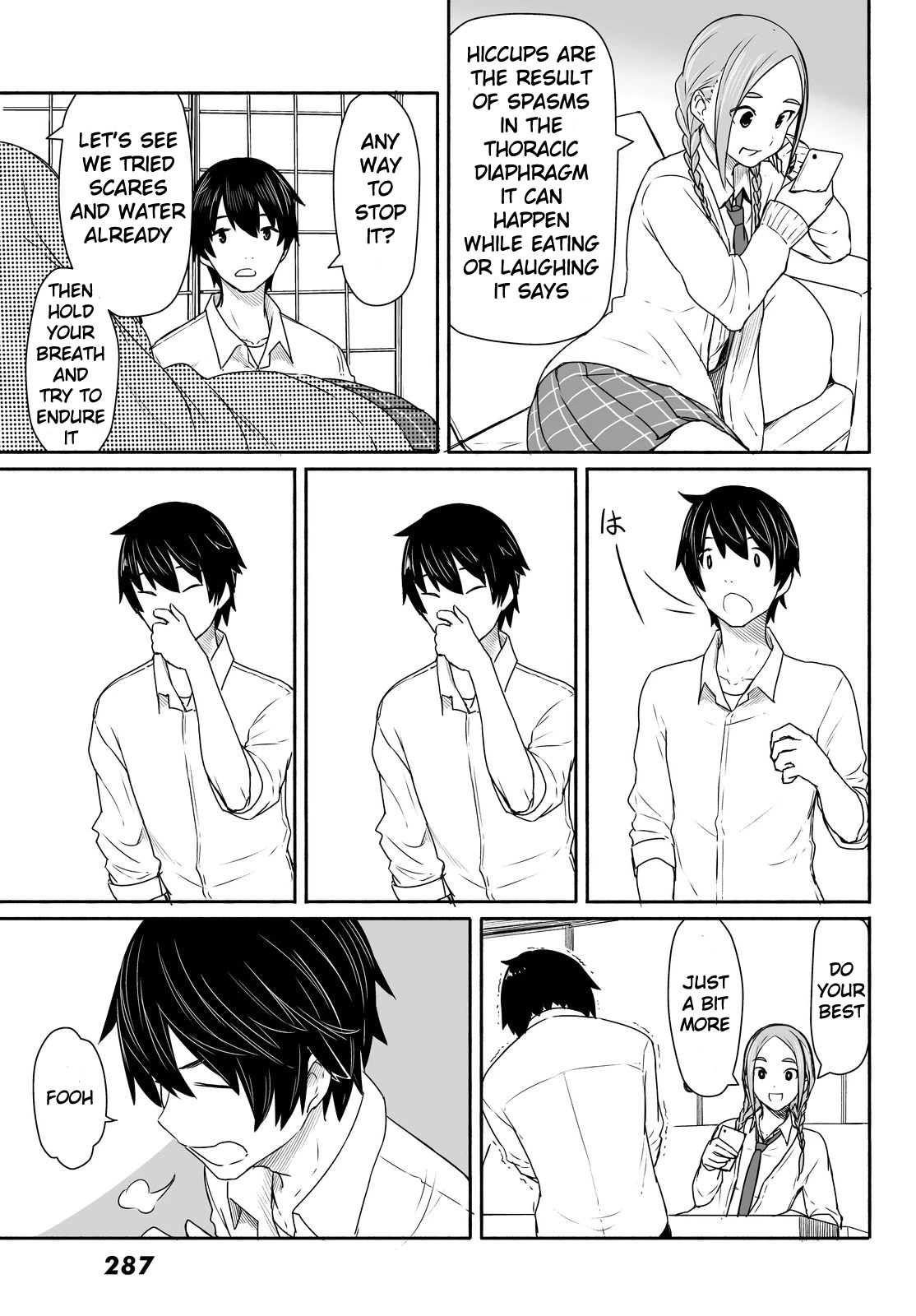 Flying Witch (ISHIZUKA Chihiro) Chapter 28 page 9 - Chapter 28: A mouthful makes the throat cry