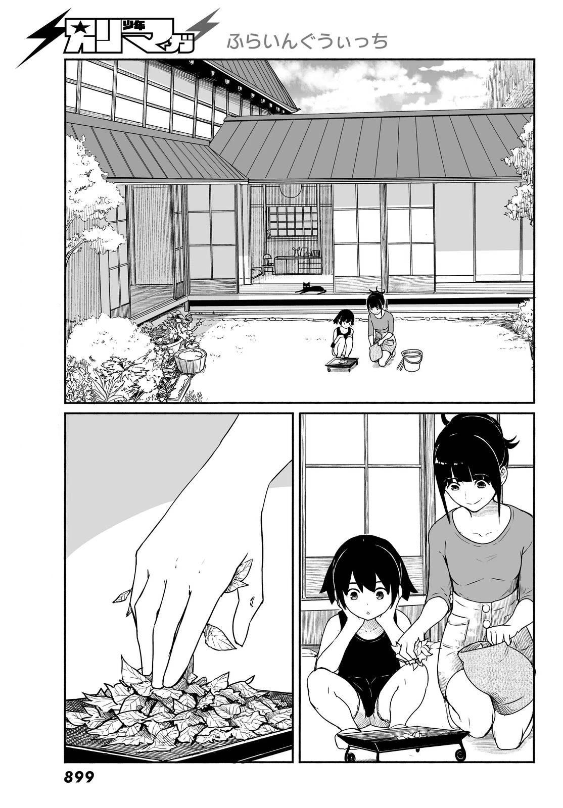Flying Witch (ISHIZUKA Chihiro) Chapter 30 page 1 - Chapter 30: Backyard Magician