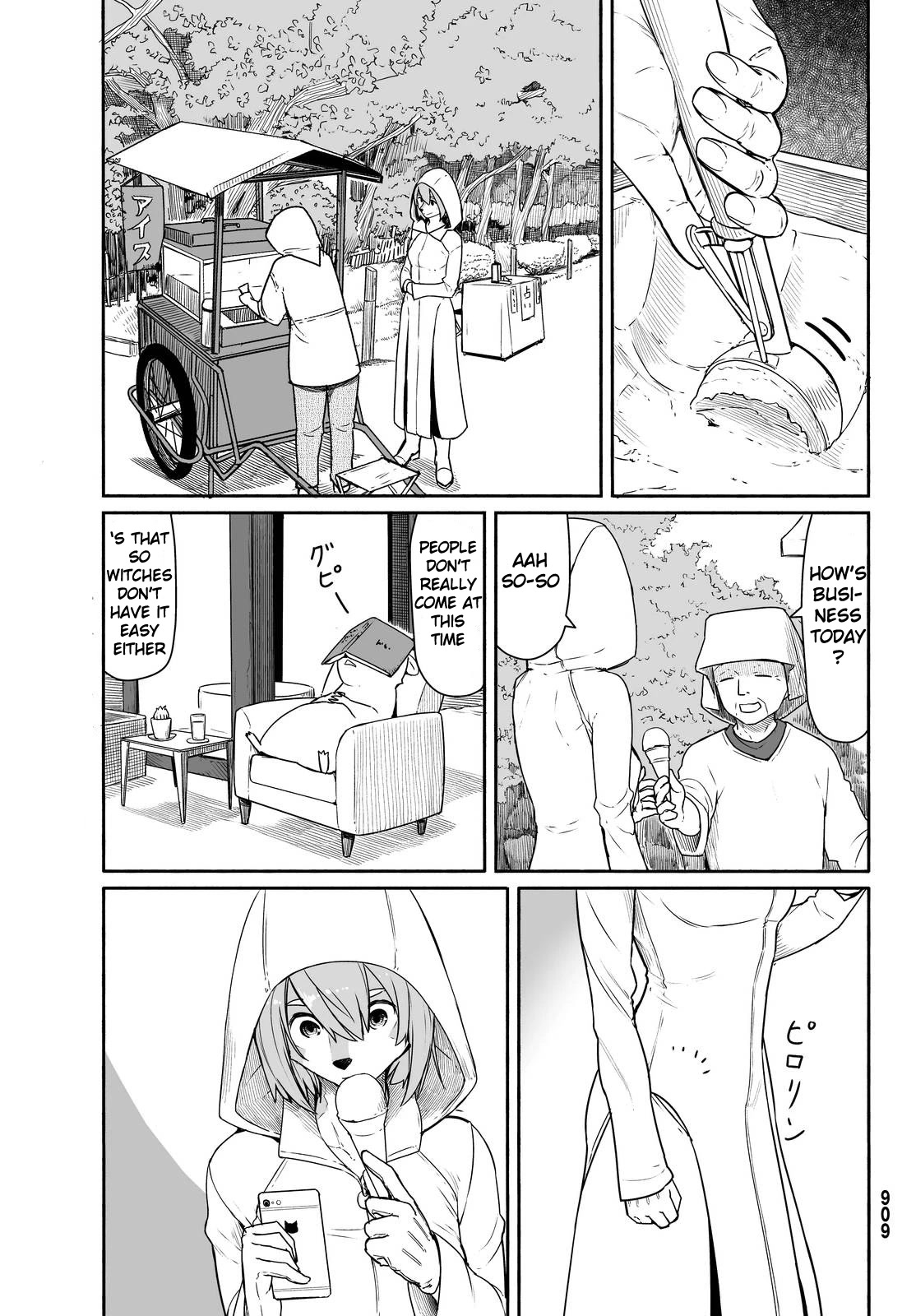 Flying Witch (ISHIZUKA Chihiro) Chapter 30 page 11 - Chapter 30: Backyard Magician