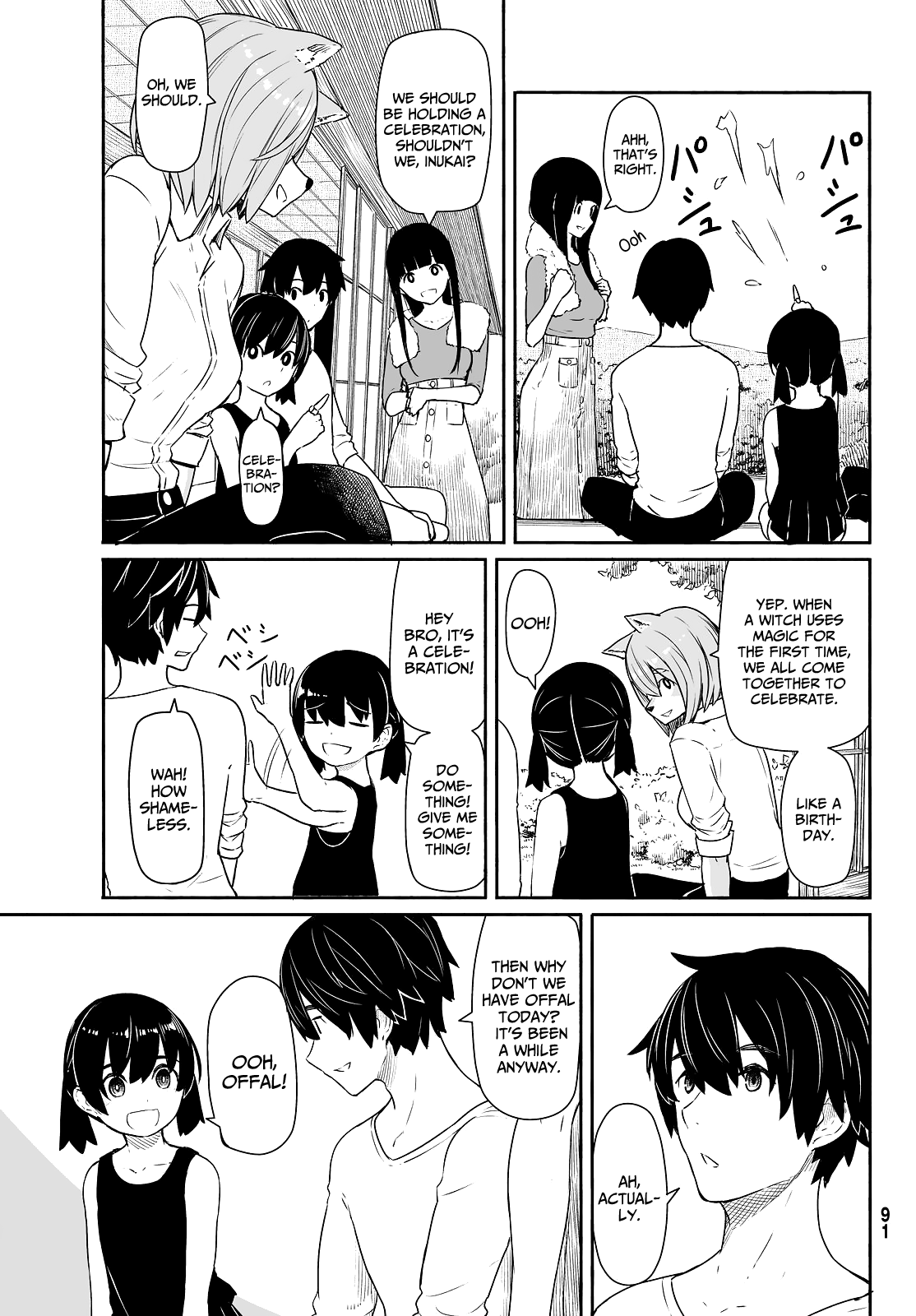 Flying Witch (ISHIZUKA Chihiro) Chapter 31 page 7 - Chapter 31: First spell celebration