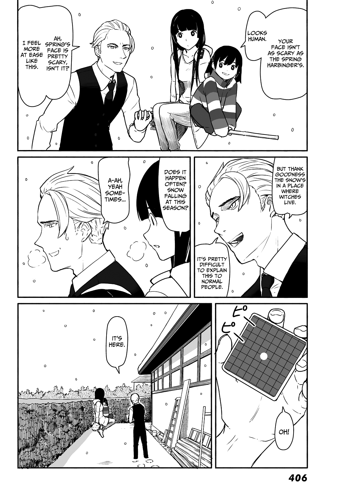 Flying Witch (ISHIZUKA Chihiro) Chapter 32 page 16 - Chapter 32: Heaven and Earth, winter and summer, snow and ink