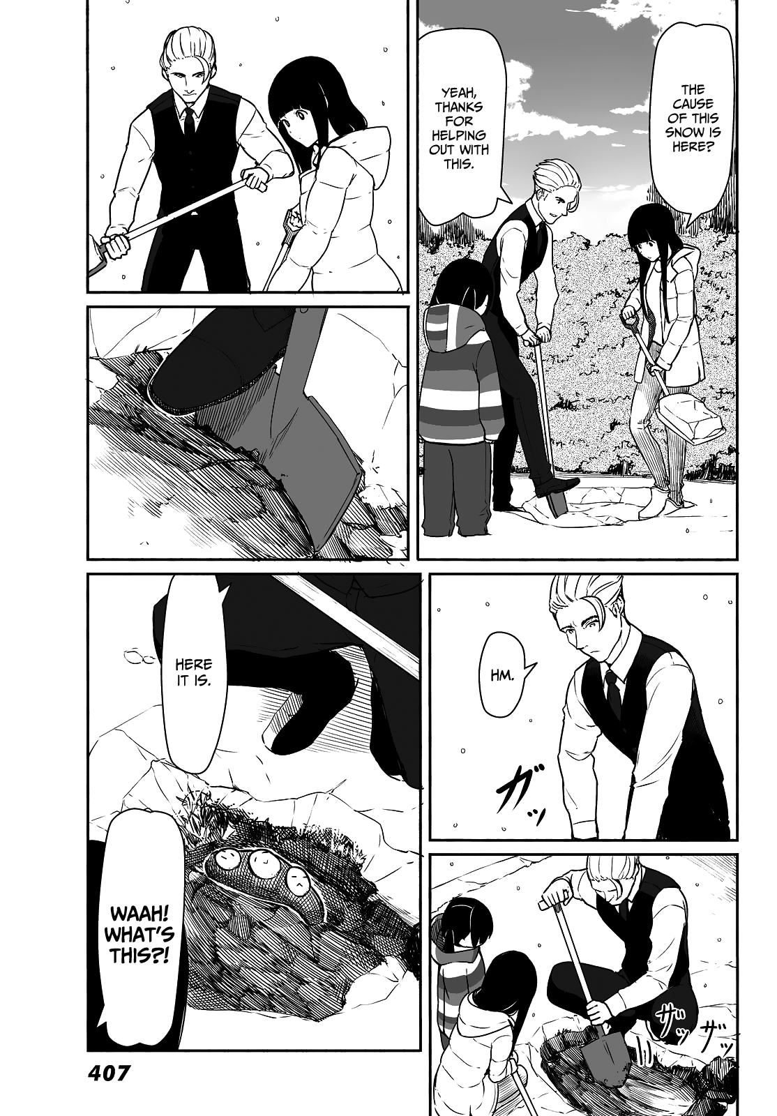 Flying Witch (ISHIZUKA Chihiro) Chapter 32 page 17 - Chapter 32: Heaven and Earth, winter and summer, snow and ink