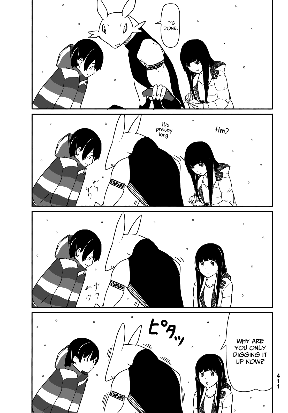 Flying Witch (ISHIZUKA Chihiro) Chapter 32 page 21 - Chapter 32: Heaven and Earth, winter and summer, snow and ink
