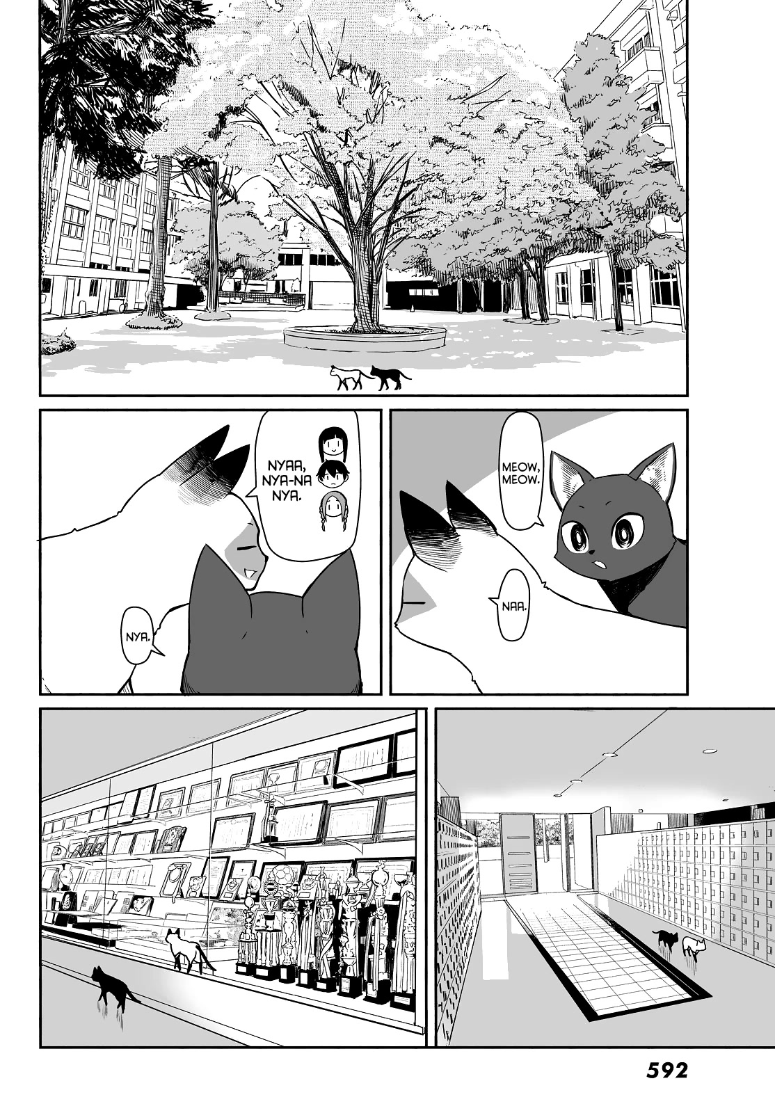 Flying Witch (ISHIZUKA Chihiro) Chapter 33 page 12 - Chapter 33: Continue to nap, even if cats appear
