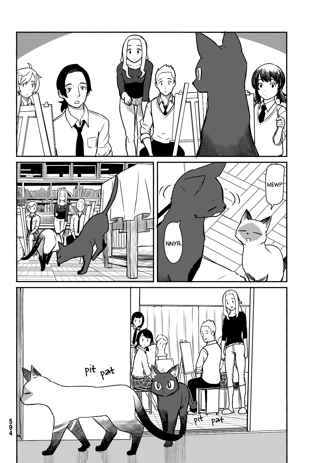 Flying Witch (ISHIZUKA Chihiro) Chapter 33 page 14 - Chapter 33: Continue to nap, even if cats appear