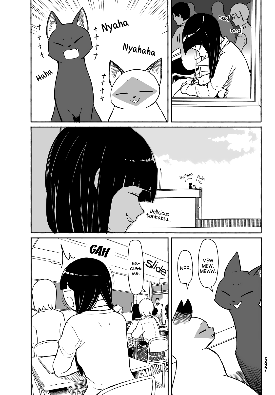 Flying Witch (ISHIZUKA Chihiro) Chapter 33 page 17 - Chapter 33: Continue to nap, even if cats appear