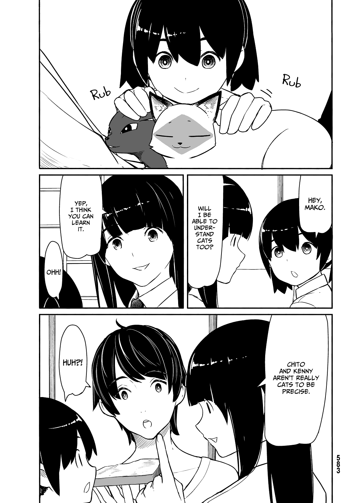 Flying Witch (ISHIZUKA Chihiro) Chapter 33 page 3 - Chapter 33: Continue to nap, even if cats appear