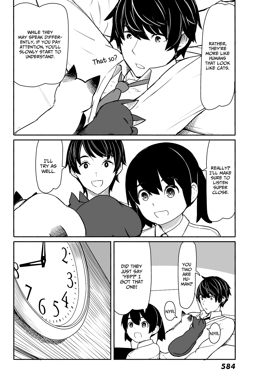 Flying Witch (ISHIZUKA Chihiro) Chapter 33 page 4 - Chapter 33: Continue to nap, even if cats appear