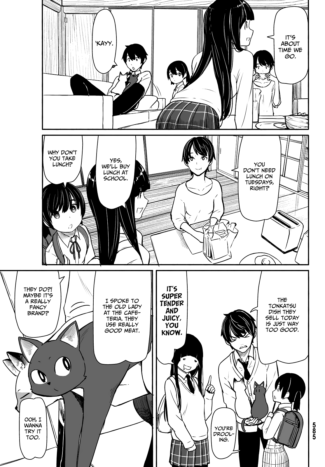Flying Witch (ISHIZUKA Chihiro) Chapter 33 page 5 - Chapter 33: Continue to nap, even if cats appear