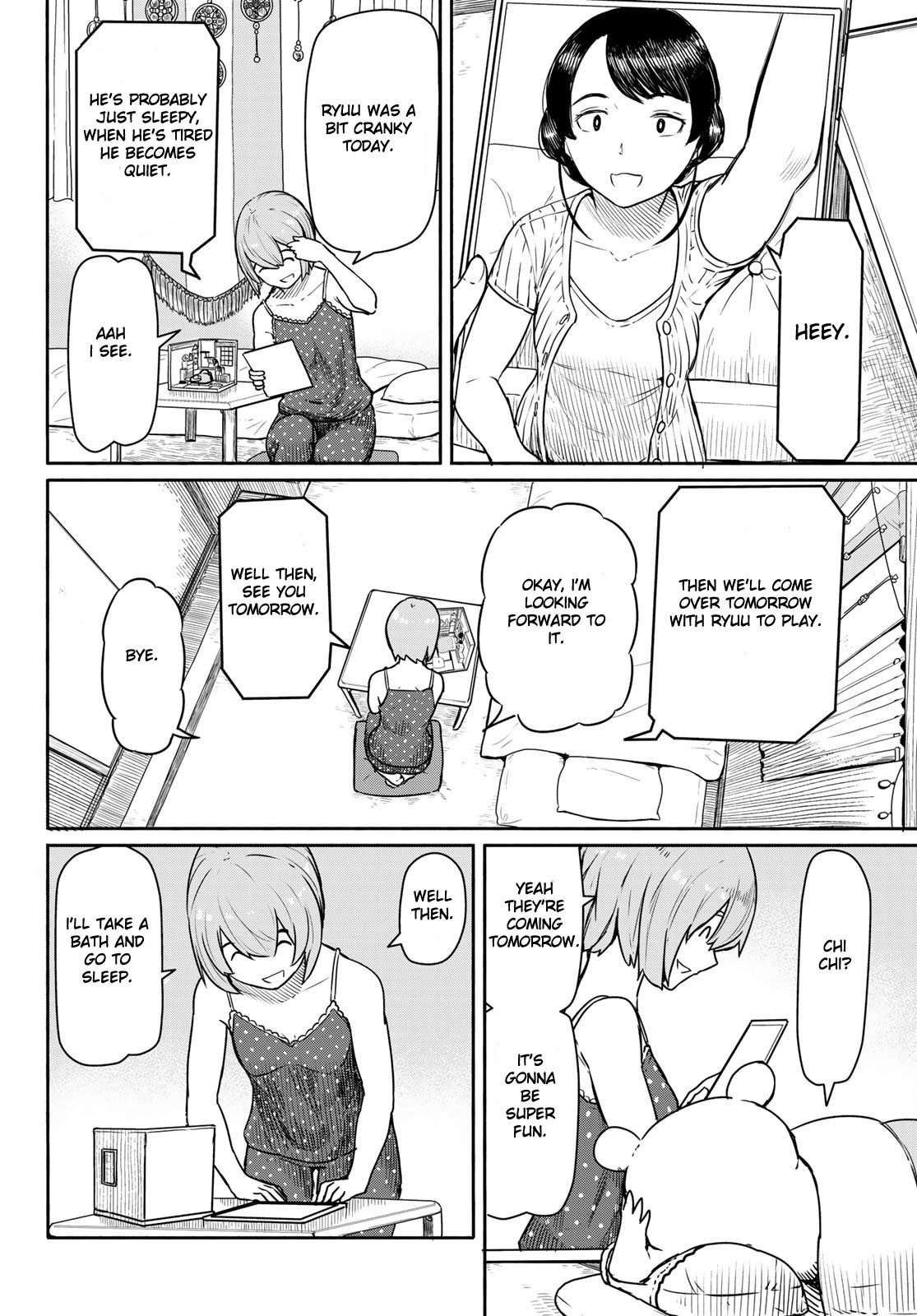 Flying Witch (ISHIZUKA Chihiro) Chapter 39 page 2 - Chapter 39: The dog cuts the nephew's grass
