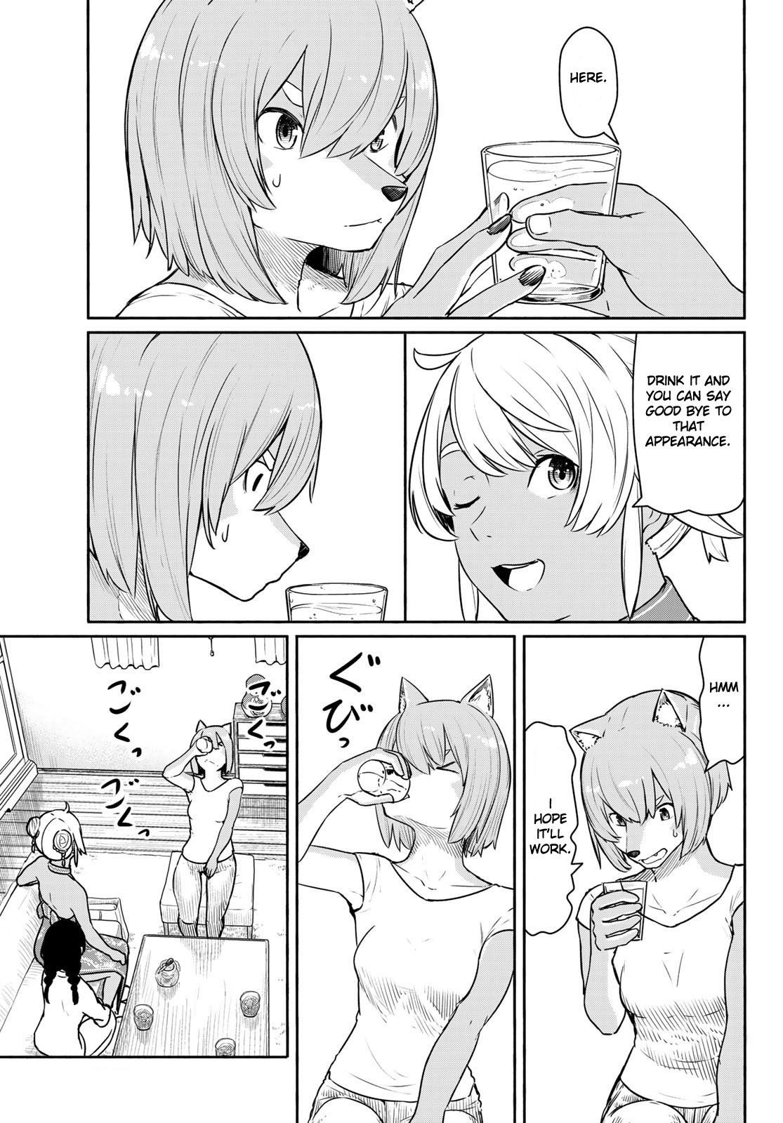 Flying Witch (ISHIZUKA Chihiro) Chapter 39 page 21 - Chapter 39: The dog cuts the nephew's grass