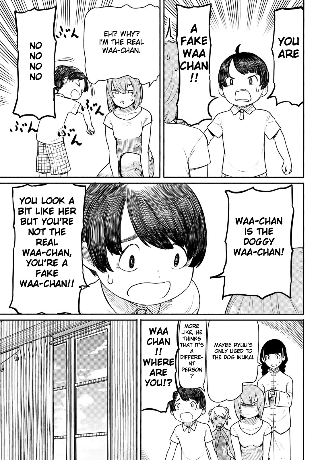 Flying Witch (ISHIZUKA Chihiro) Chapter 39 page 25 - Chapter 39: The dog cuts the nephew's grass
