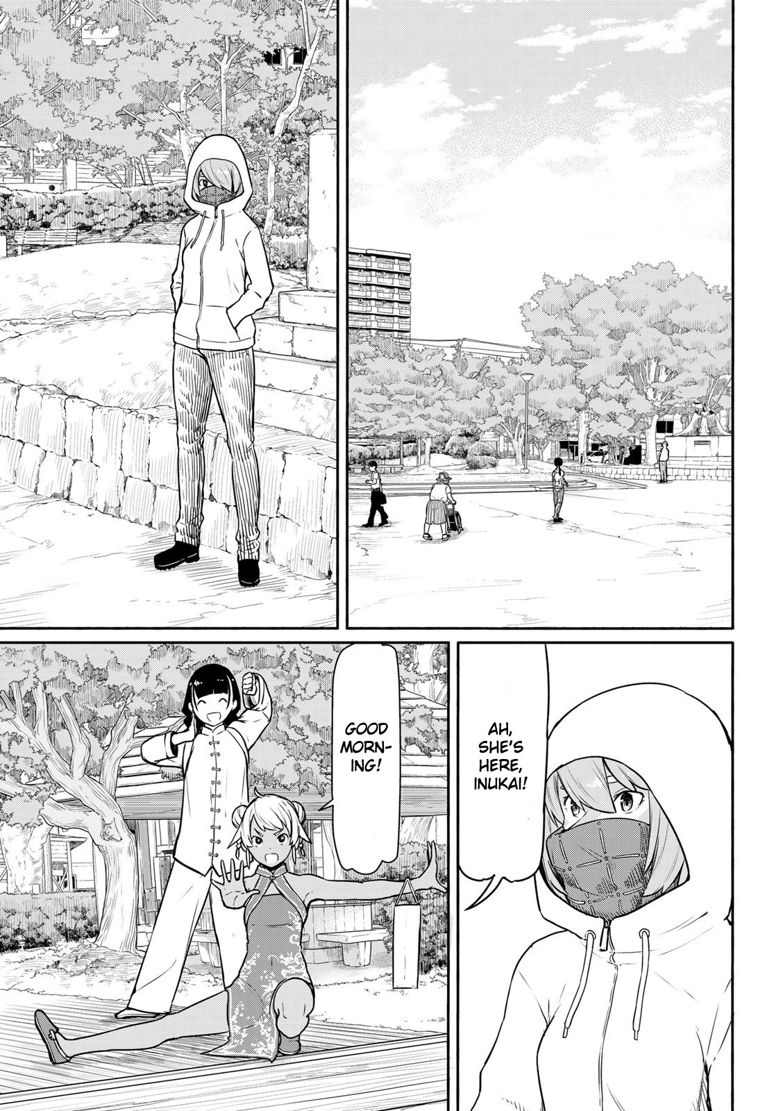 Flying Witch (ISHIZUKA Chihiro) Chapter 39 page 5 - Chapter 39: The dog cuts the nephew's grass