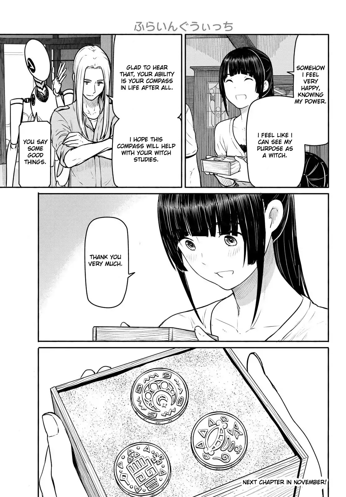 Flying Witch (ISHIZUKA Chihiro) Chapter 44 page 33 - Chapter 44: 9 types, coins and a wizard
