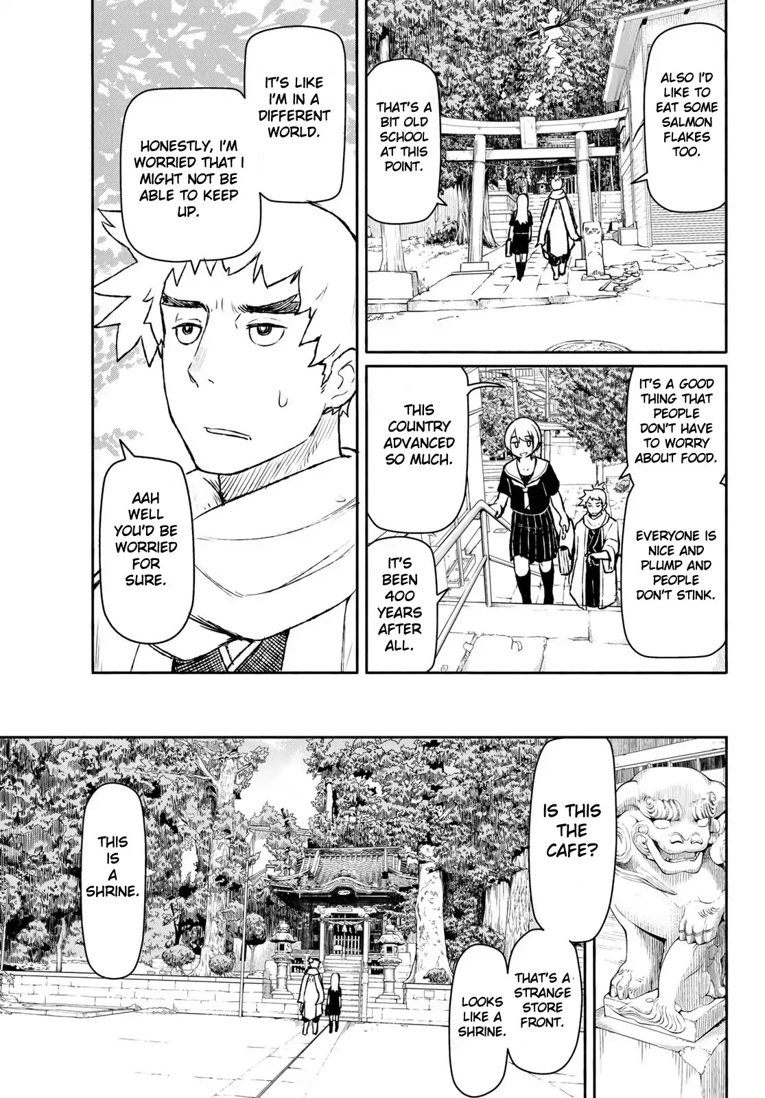Flying Witch (ISHIZUKA Chihiro) Chapter 45 page 21 - Chapter 45: Loitering, shortcut, the way home