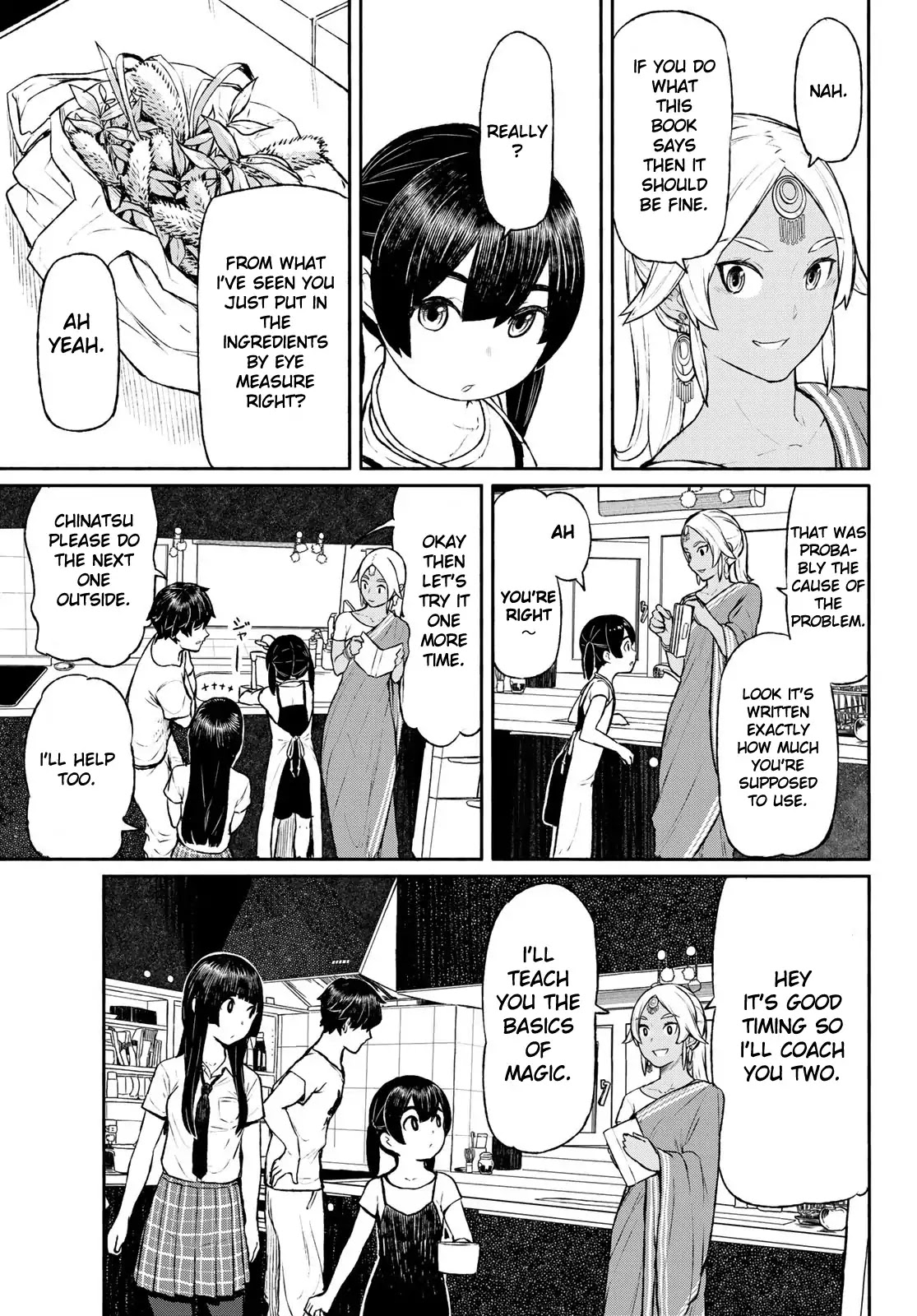Flying Witch (ISHIZUKA Chihiro) Chapter 46 page 13 - Chapter 46: Peeling the shadow of frozen grass