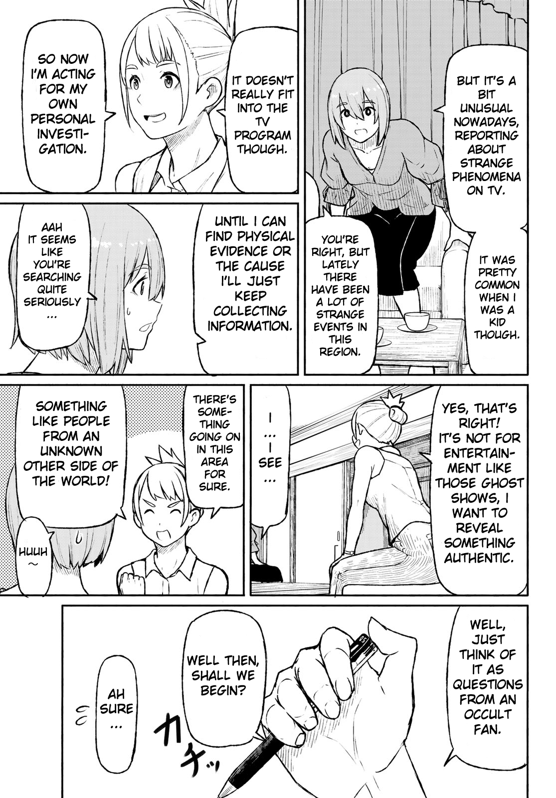 Flying Witch (ISHIZUKA Chihiro) Chapter 49 page 13 - Chapter 49: The camera falls out of the crow's mouth