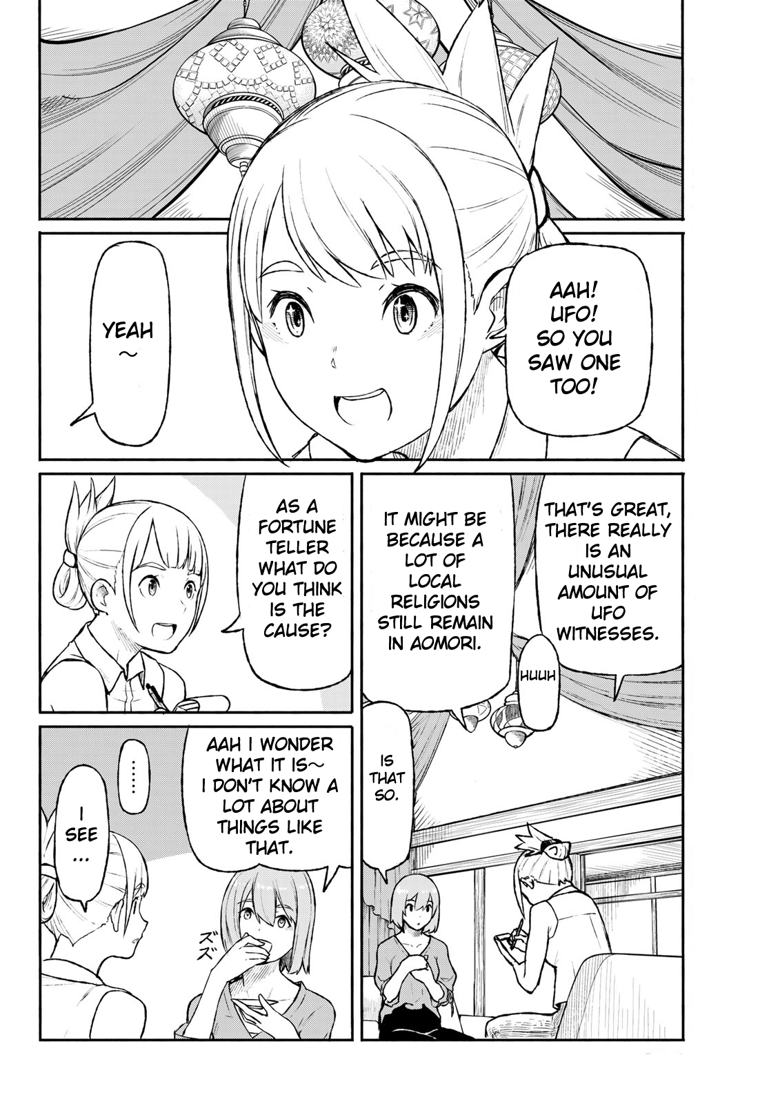 Flying Witch (ISHIZUKA Chihiro) Chapter 49 page 14 - Chapter 49: The camera falls out of the crow's mouth