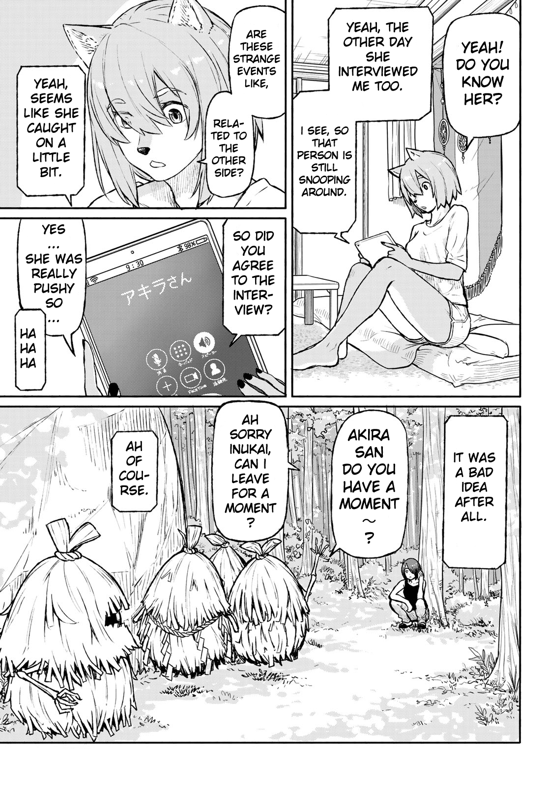 Flying Witch (ISHIZUKA Chihiro) Chapter 49 page 3 - Chapter 49: The camera falls out of the crow's mouth