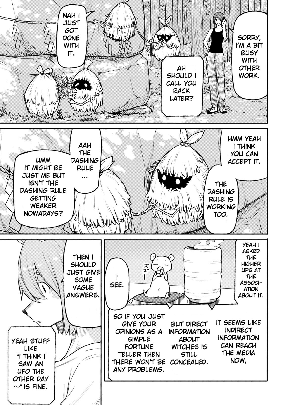 Flying Witch (ISHIZUKA Chihiro) Chapter 49 page 5 - Chapter 49: The camera falls out of the crow's mouth