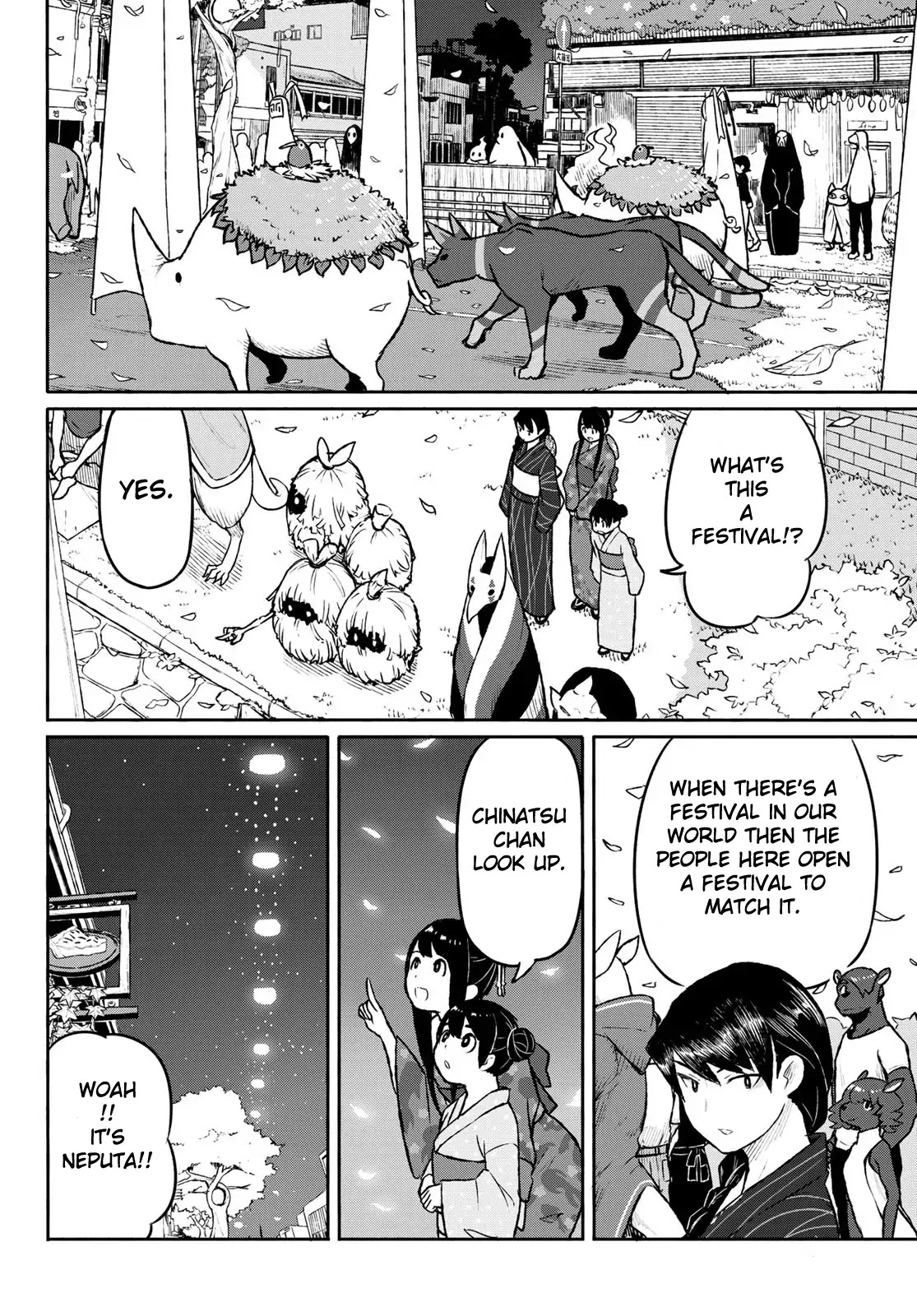 Flying Witch (ISHIZUKA Chihiro) Chapter 50 page 19 - Chapter 50: The festival in the front, the festival in the back