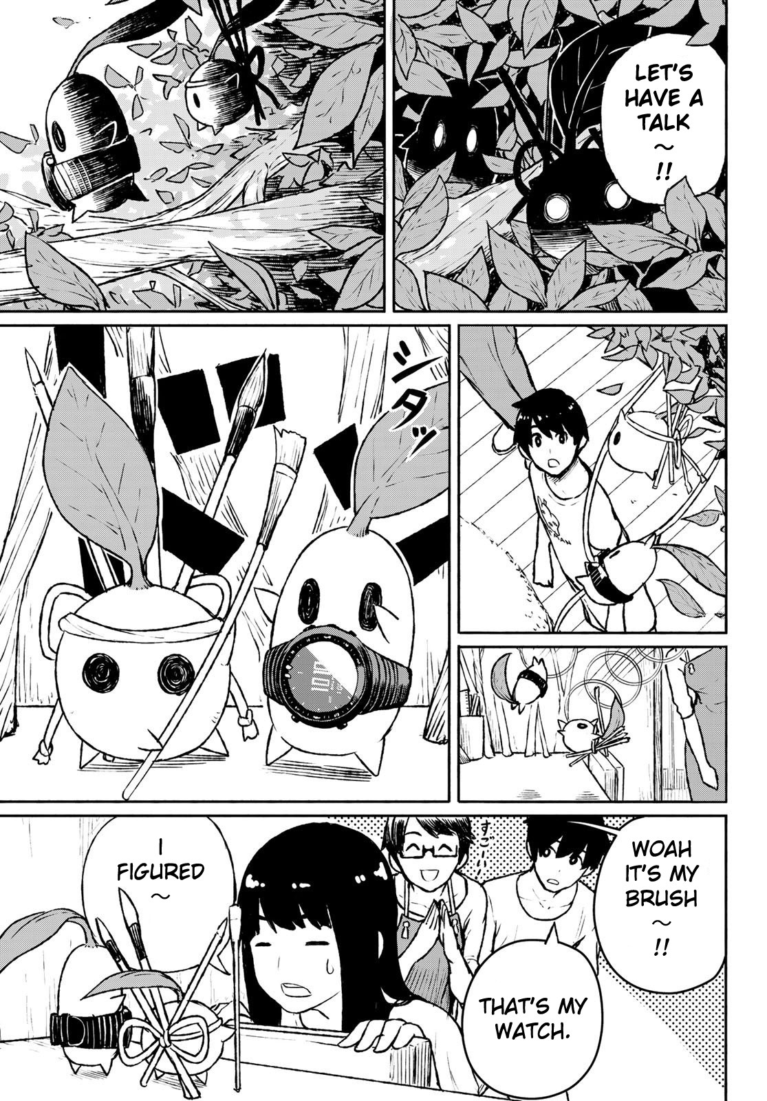Flying Witch (ISHIZUKA Chihiro) Chapter 53 page 5 - Chapter 53: Mandrake evolution