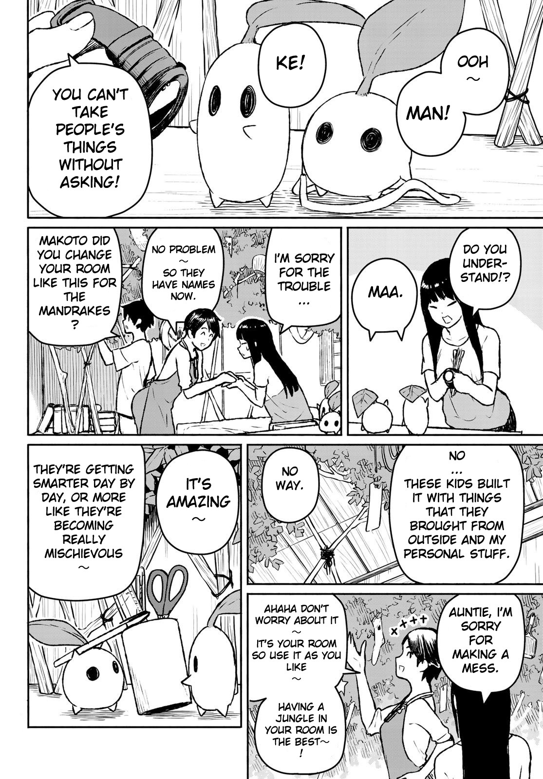 Flying Witch (ISHIZUKA Chihiro) Chapter 53 page 6 - Chapter 53: Mandrake evolution
