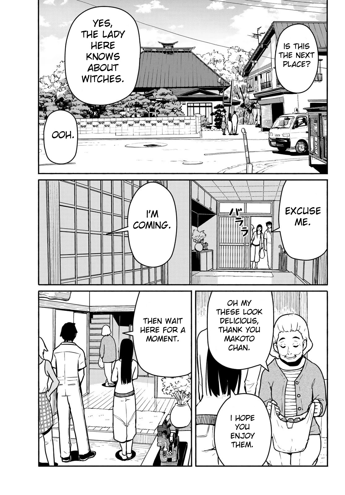 Flying Witch (ISHIZUKA Chihiro) Chapter 55 page 16 - Chapter 55: Sharing is very heavy